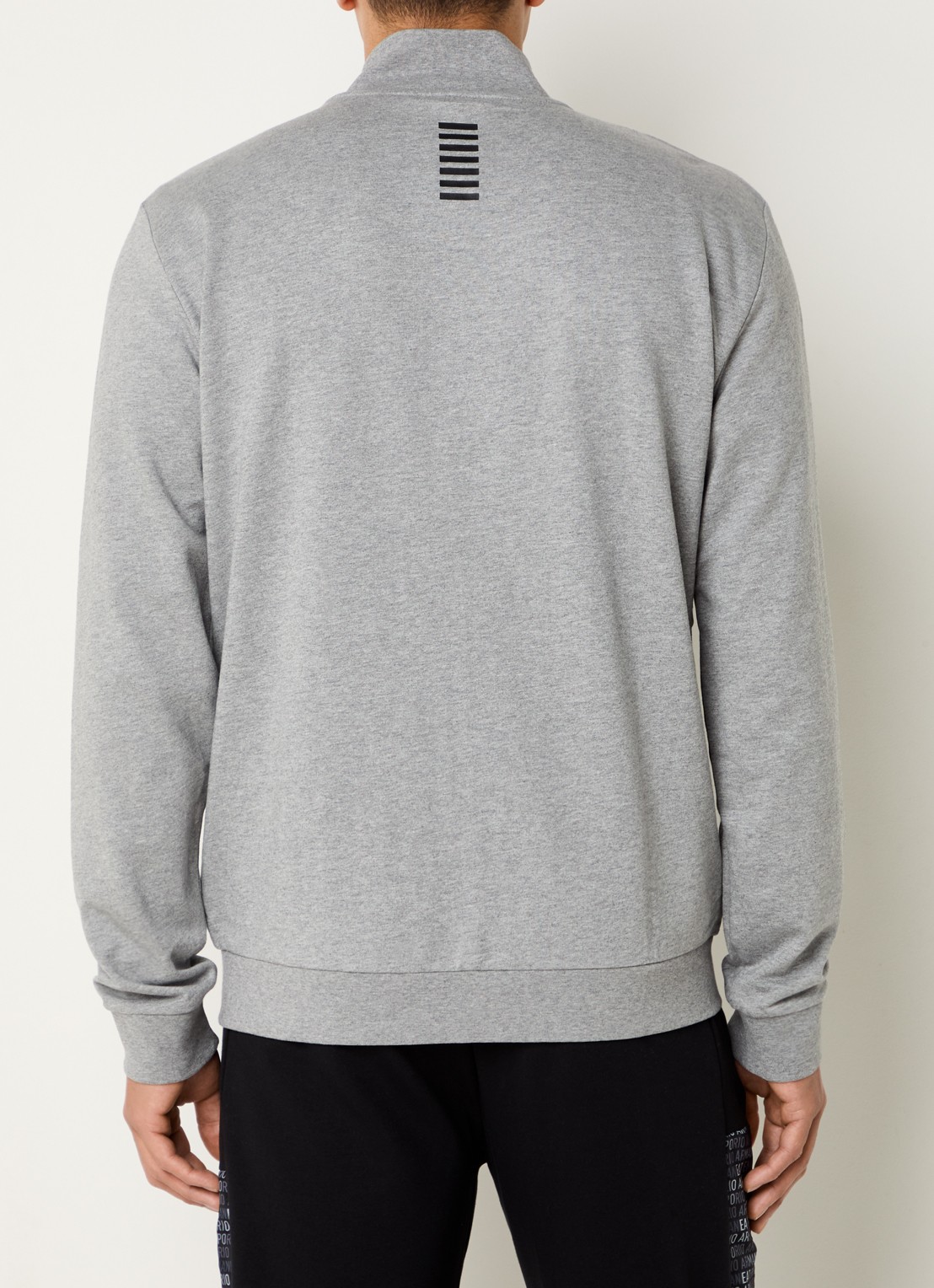 Armani Sweatvest met logo - achterkant 3 grijsmele