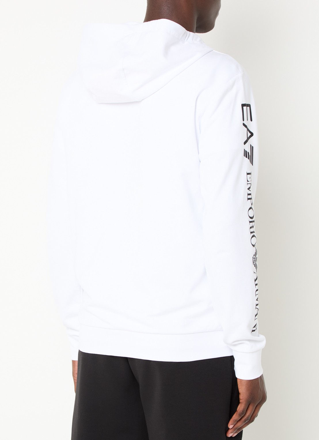 Armani Sweatvest met logo - achterkant 3 wit