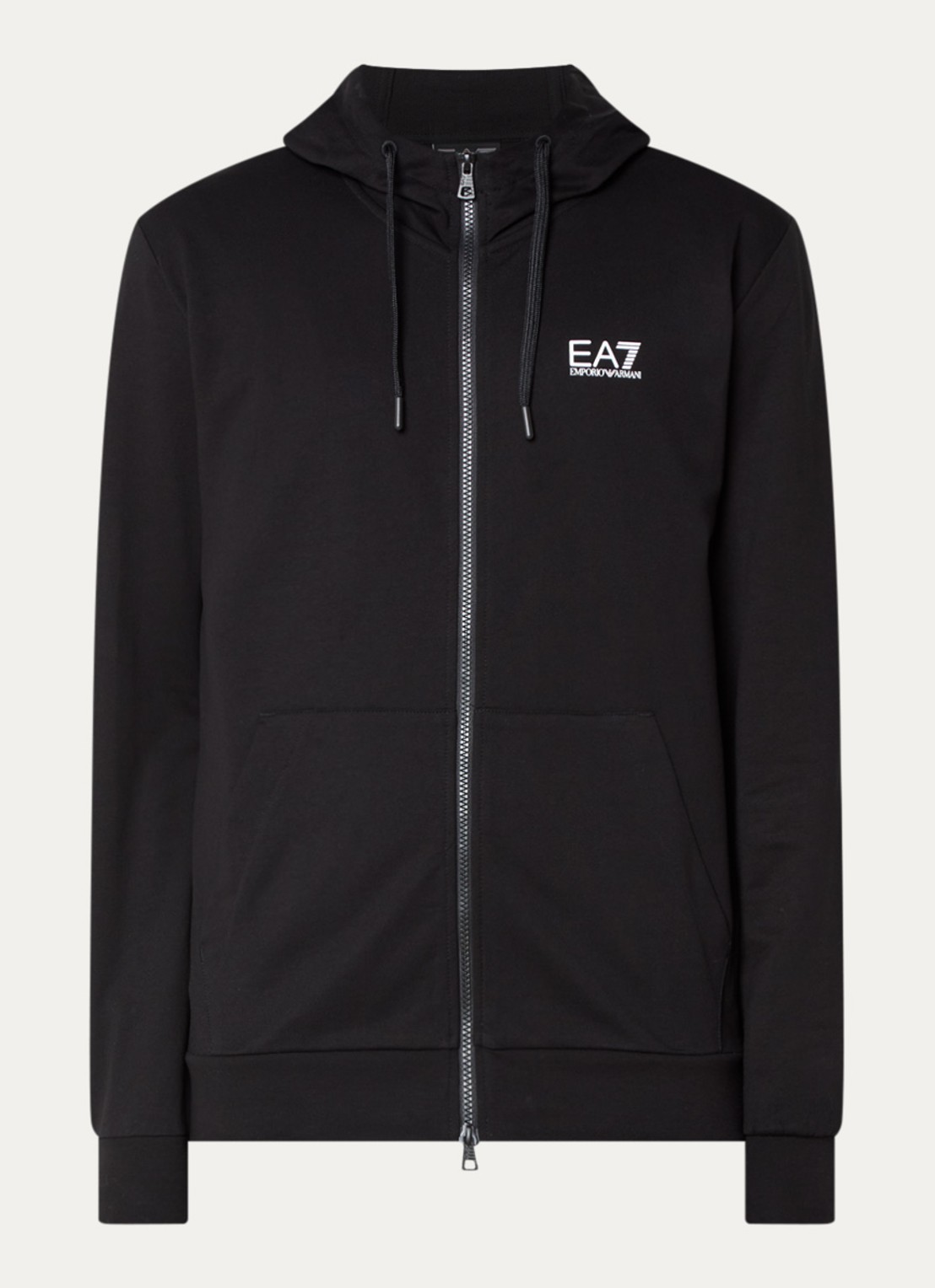 Armani Sweatvest met logo - voorkant zwart