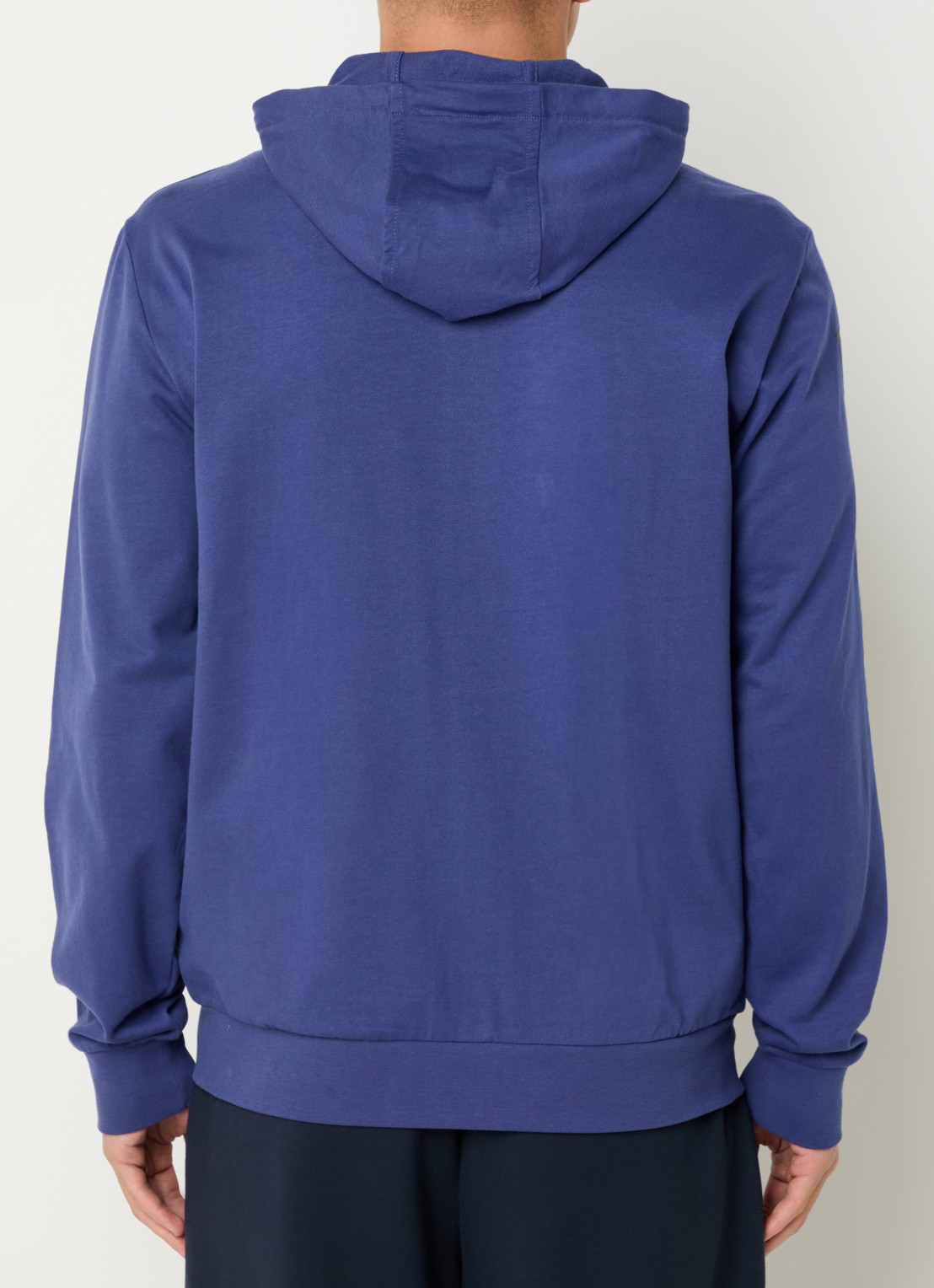 Armani Sweatvest met logo - achterkant kobaltblauw