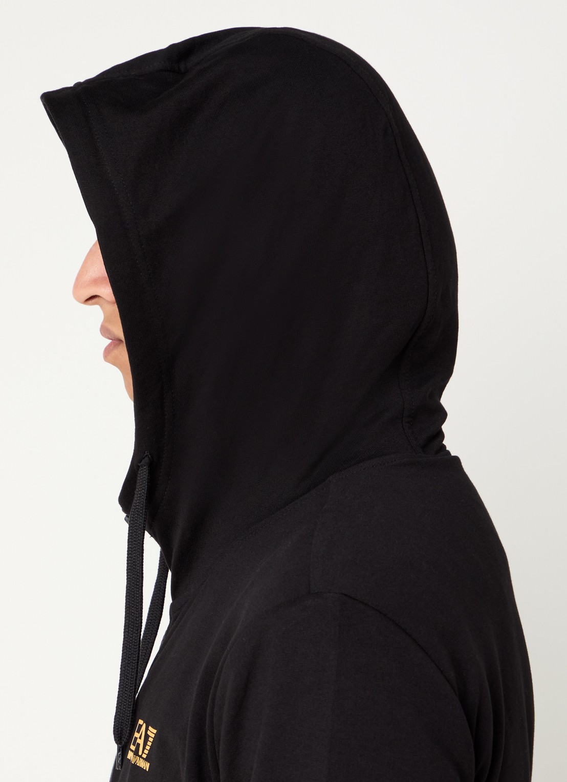 Armani Sweatvest met logo - detail 5 zwart
