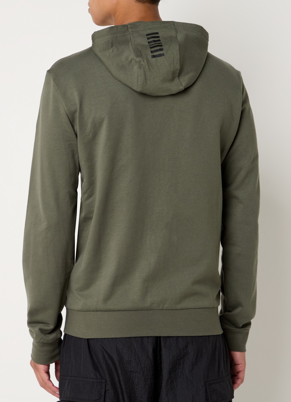 Armani Sweatvest met logo - achterkant 5 legergroen