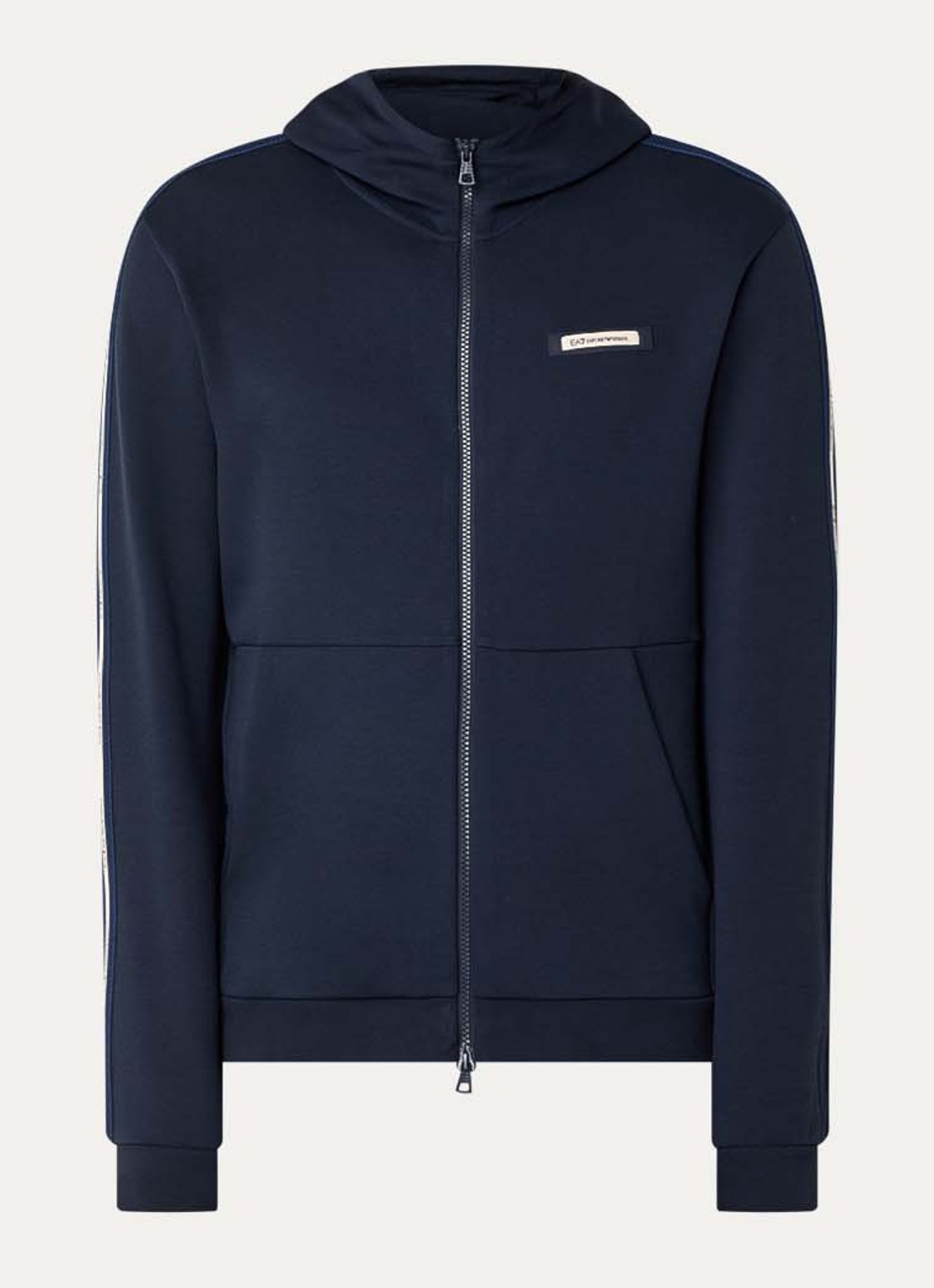 Armani Sweatvest met logo - voorkant armani blue / blauw