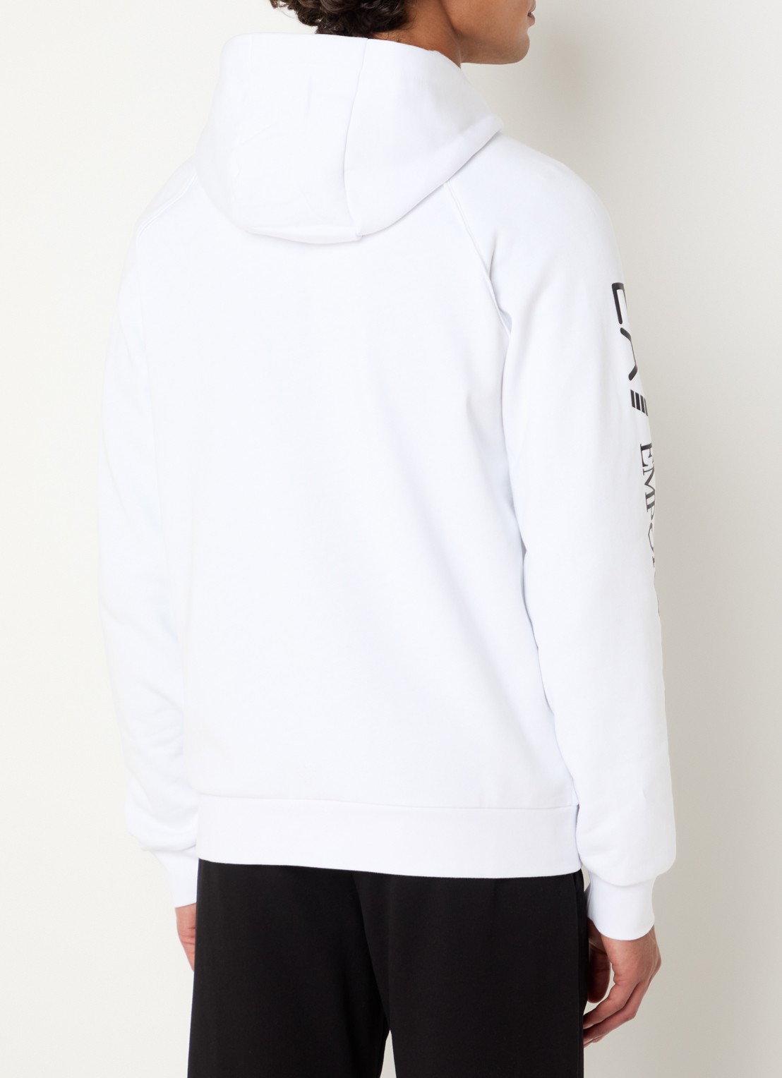 Armani Sweatvest met logo - achterkant wit