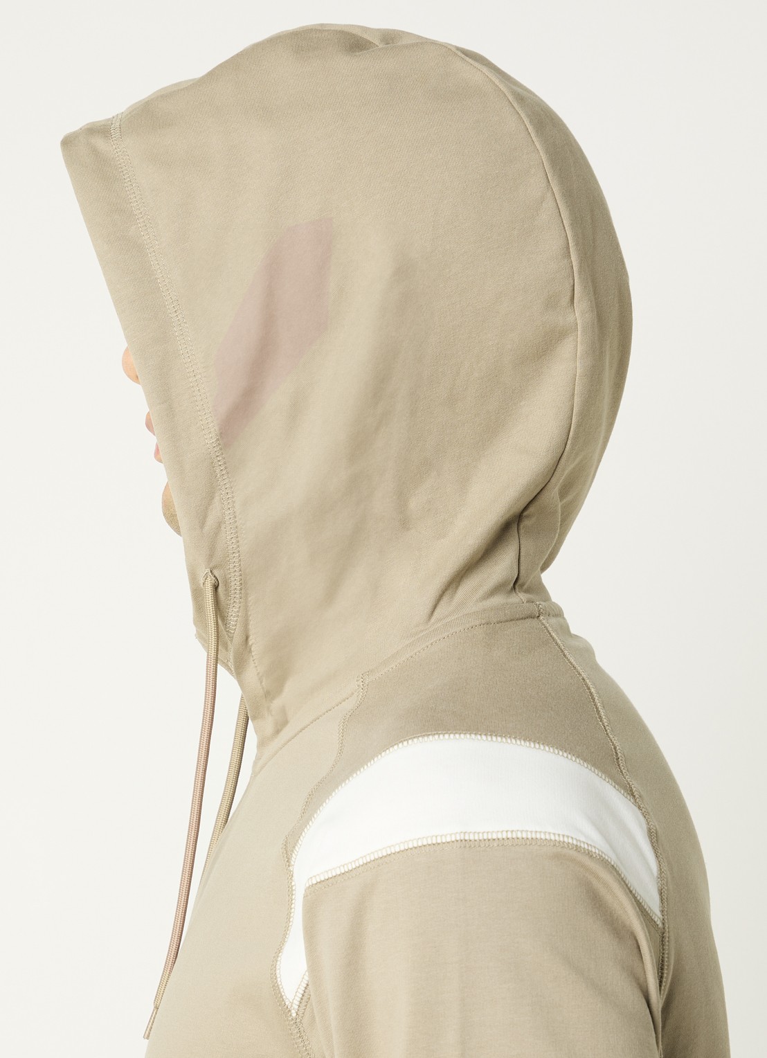 Armani Sweatvest met logoprint - detail 4 beige