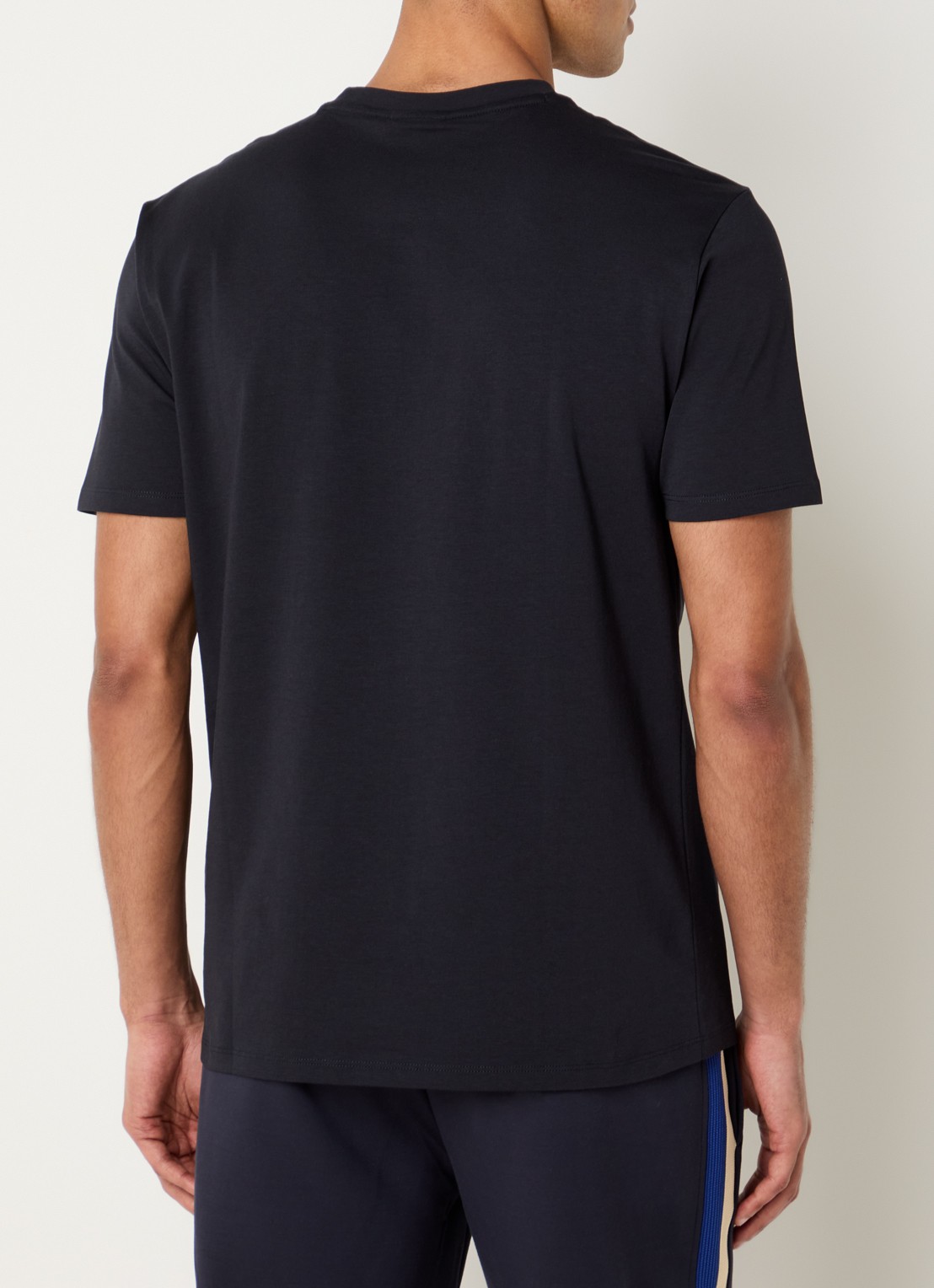 Armani T-shirt met 3D logo - achterkant 4 donkerblauw