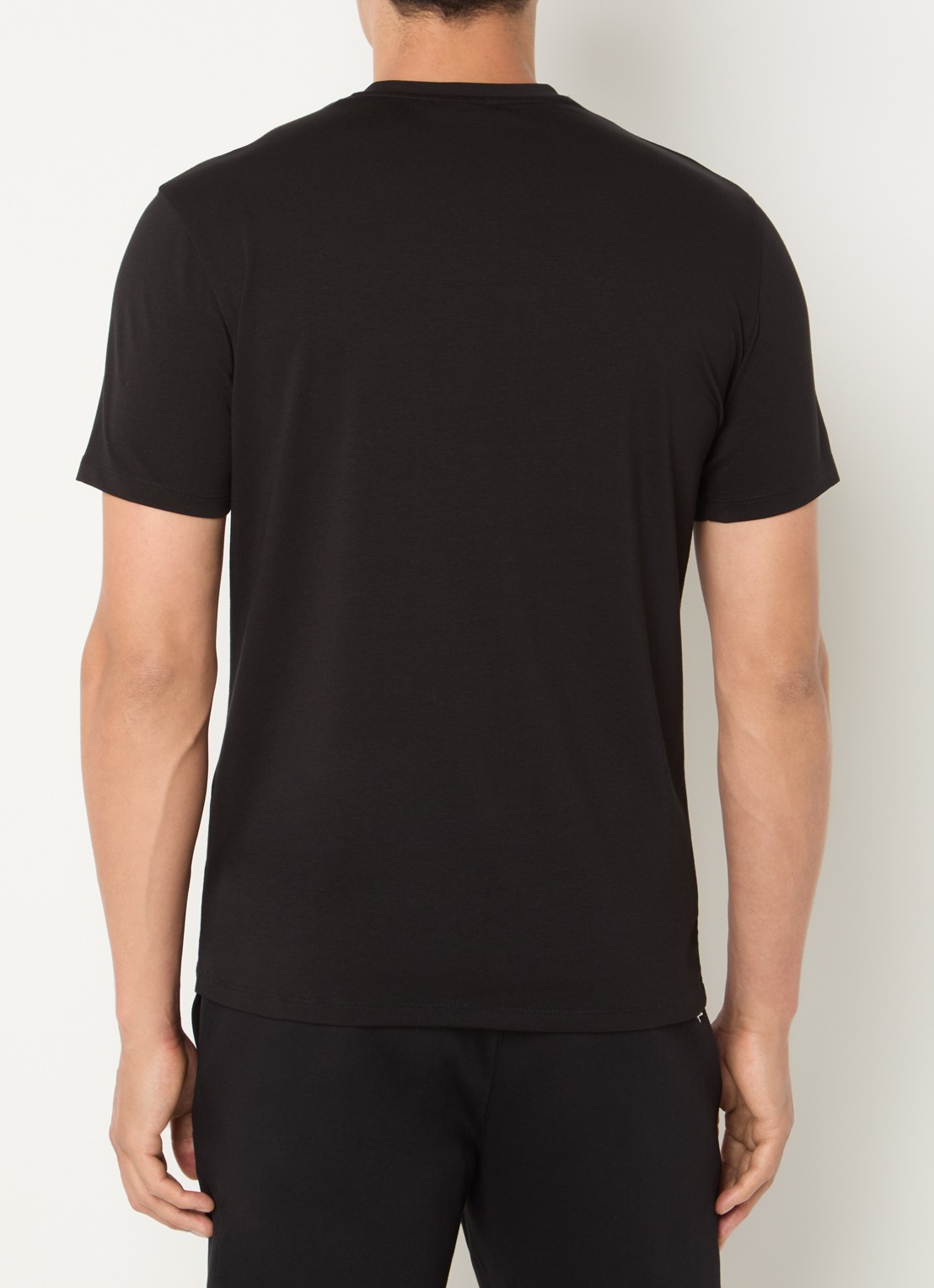Armani T-shirt met 3D logo - achterkant 3 black-uc001