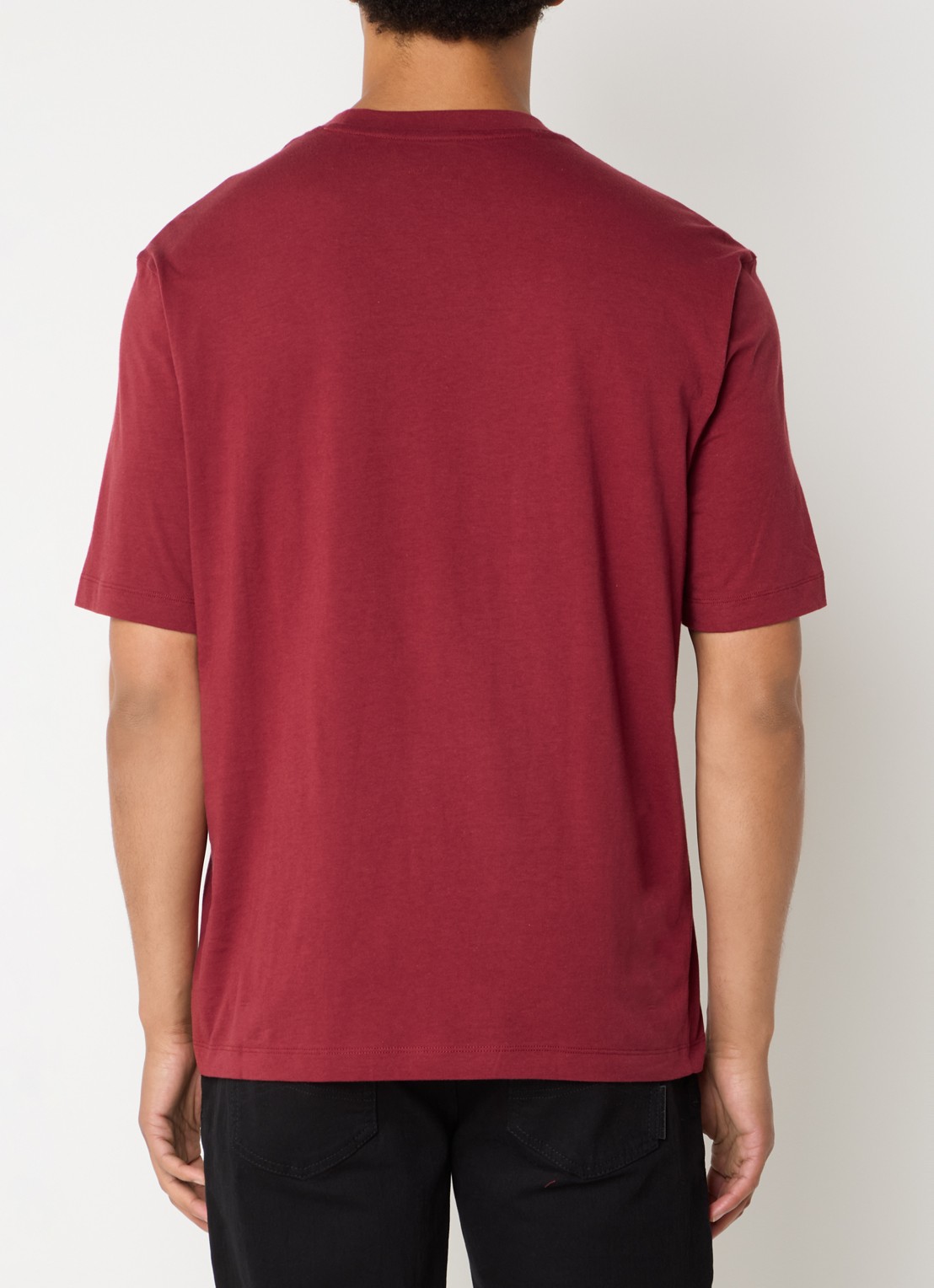 Armani T-shirt met logo - achterkant 2 rood