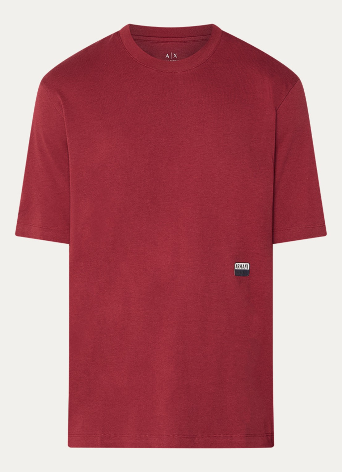 Armani T-shirt met logo - voorkant 3 rood