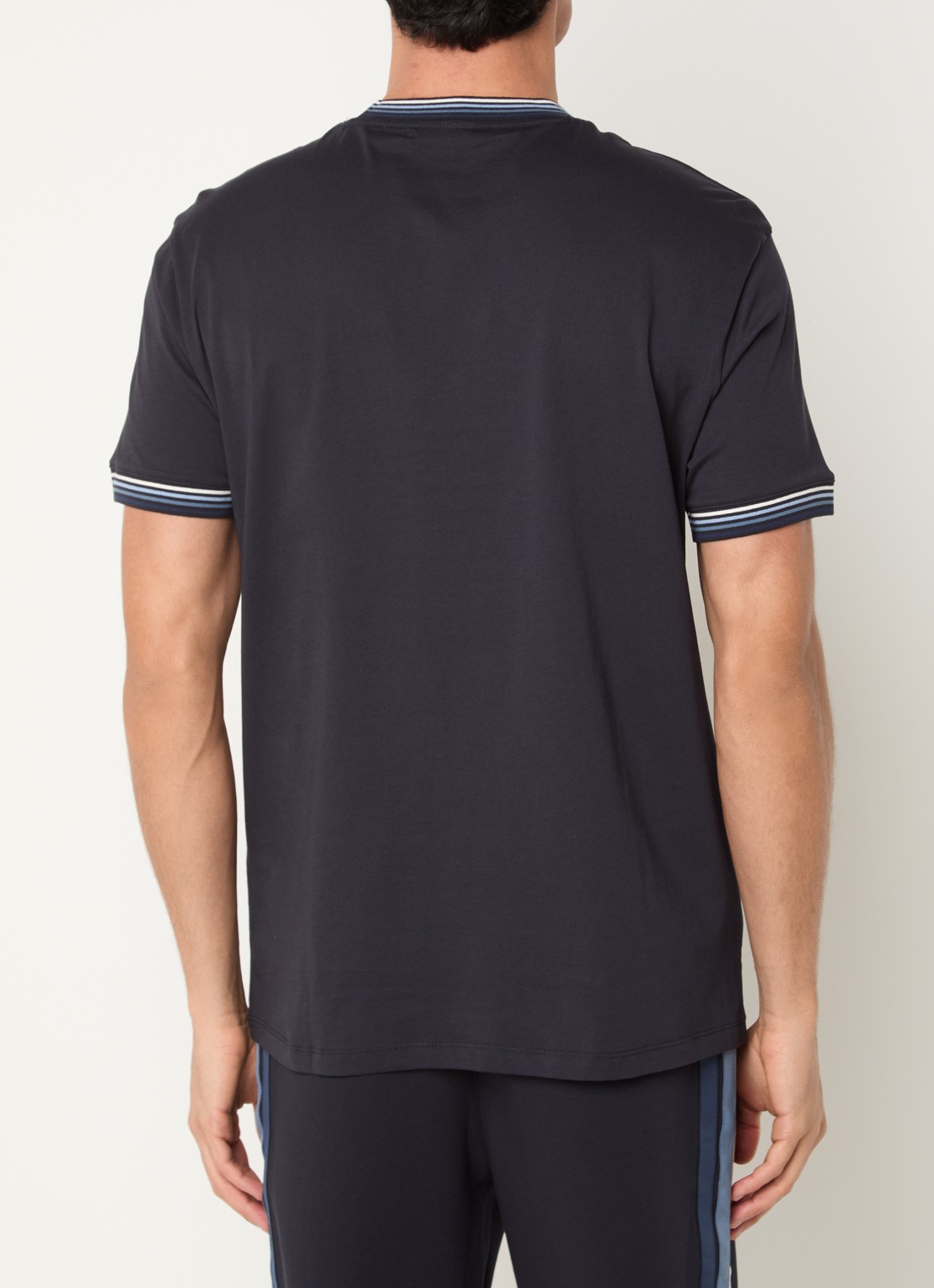 Armani T-shirt met logo - achterkant 4 donkerblauw