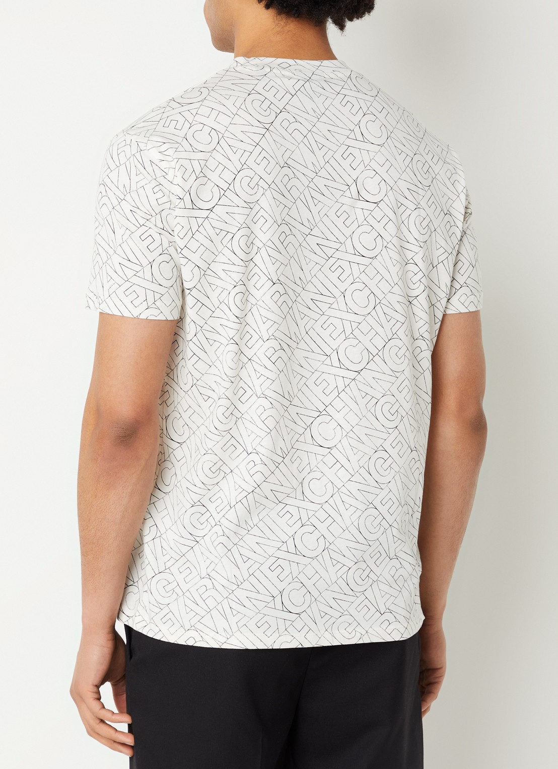 Armani T-shirt met logo - achterkant 2 wit