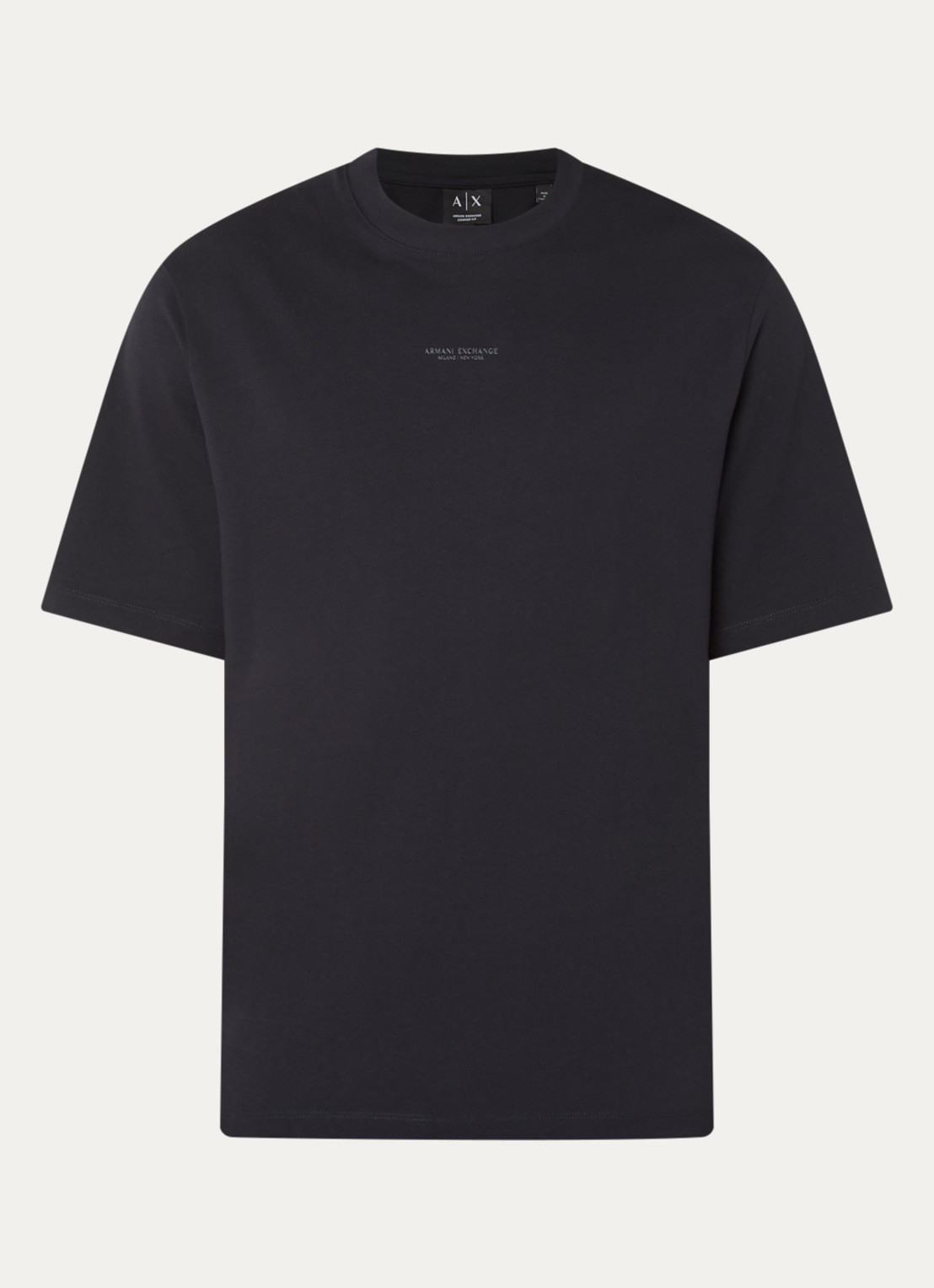 Armani T-shirt met logo - voorkant 2 donkerblauw