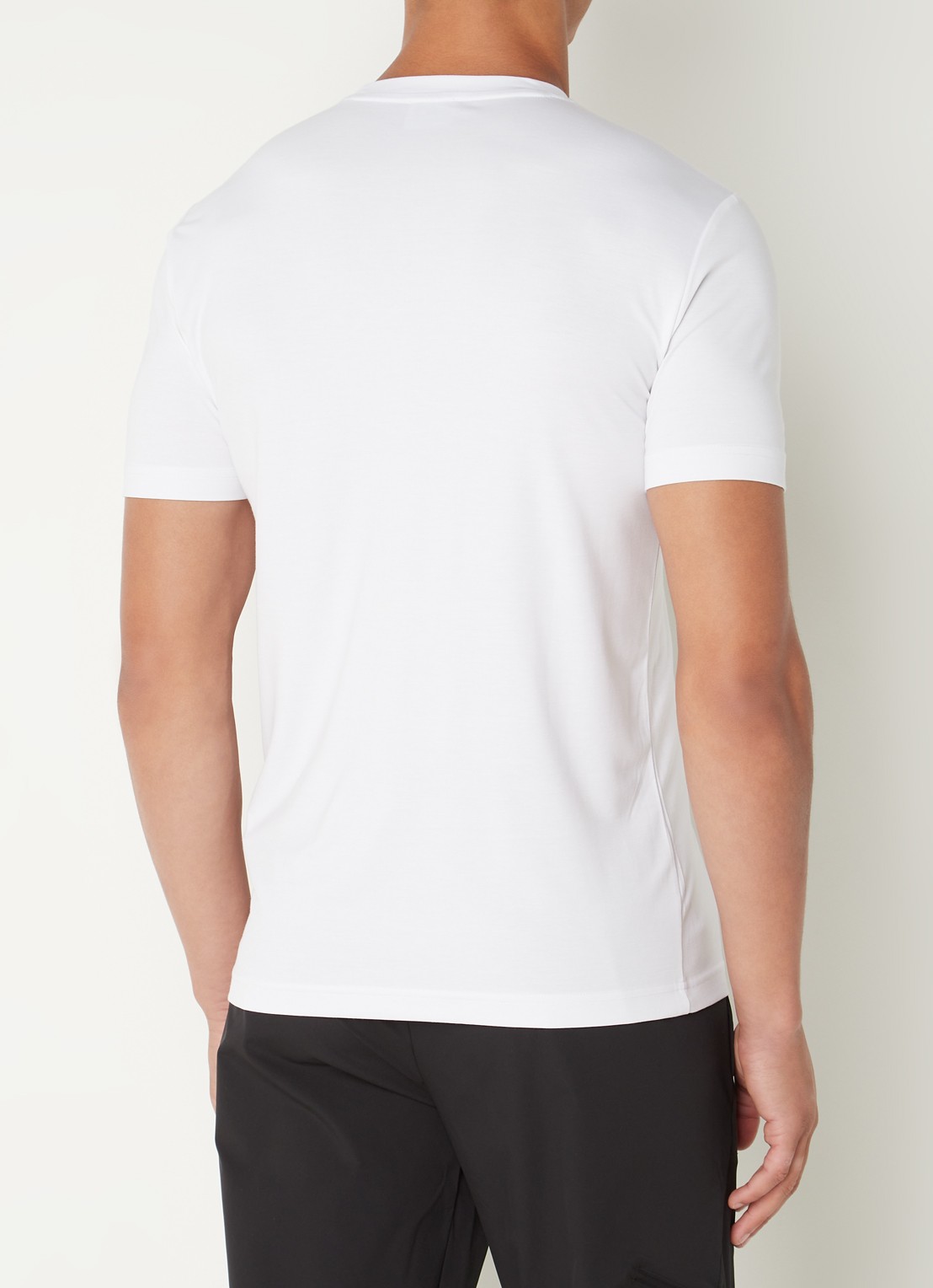 Armani T-shirt met logo  - achterkant 3 wit