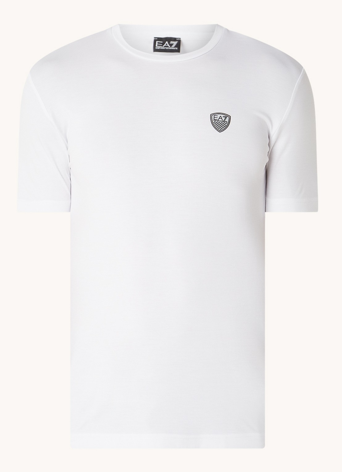 Armani T-shirt met logo  - voorkant wit
