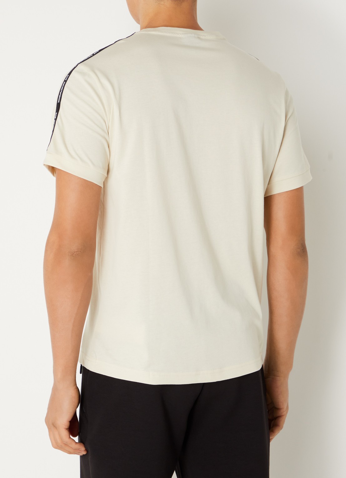 Armani T-shirt met logo - achterkant 3 beige