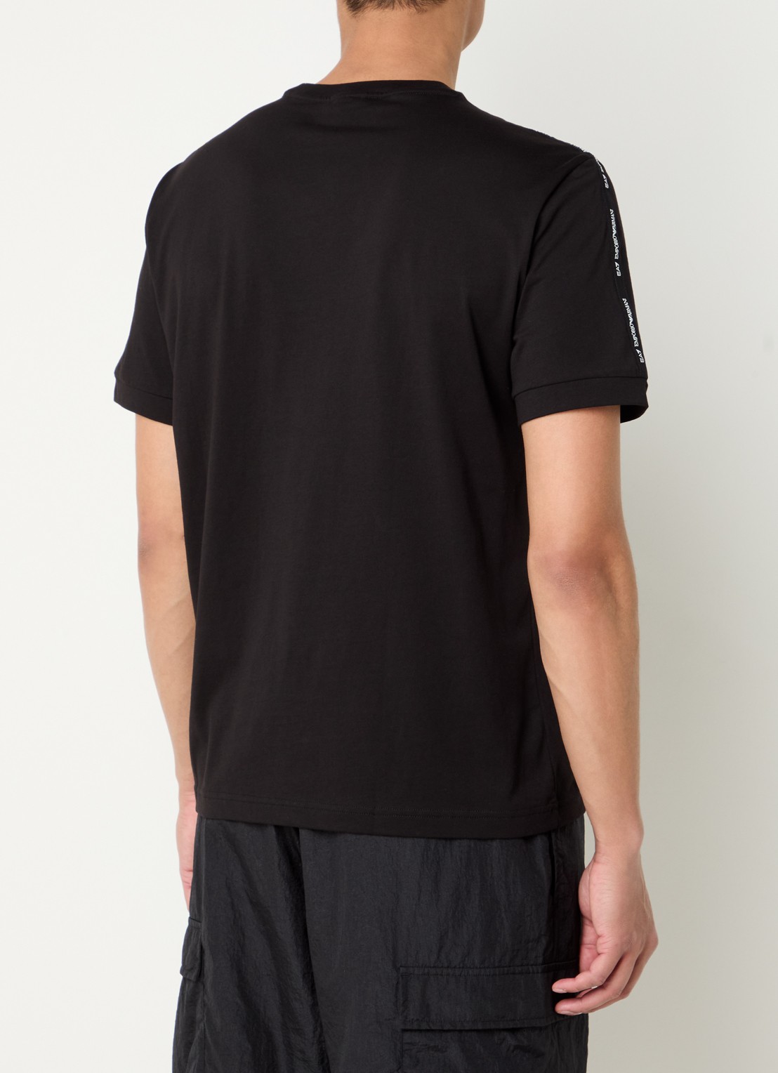 Armani T-shirt met logo - achterkant 4 zwart