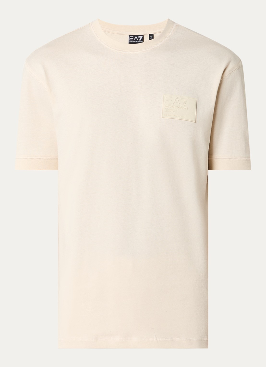 Armani T-shirt met logo - voorkant 3 beige