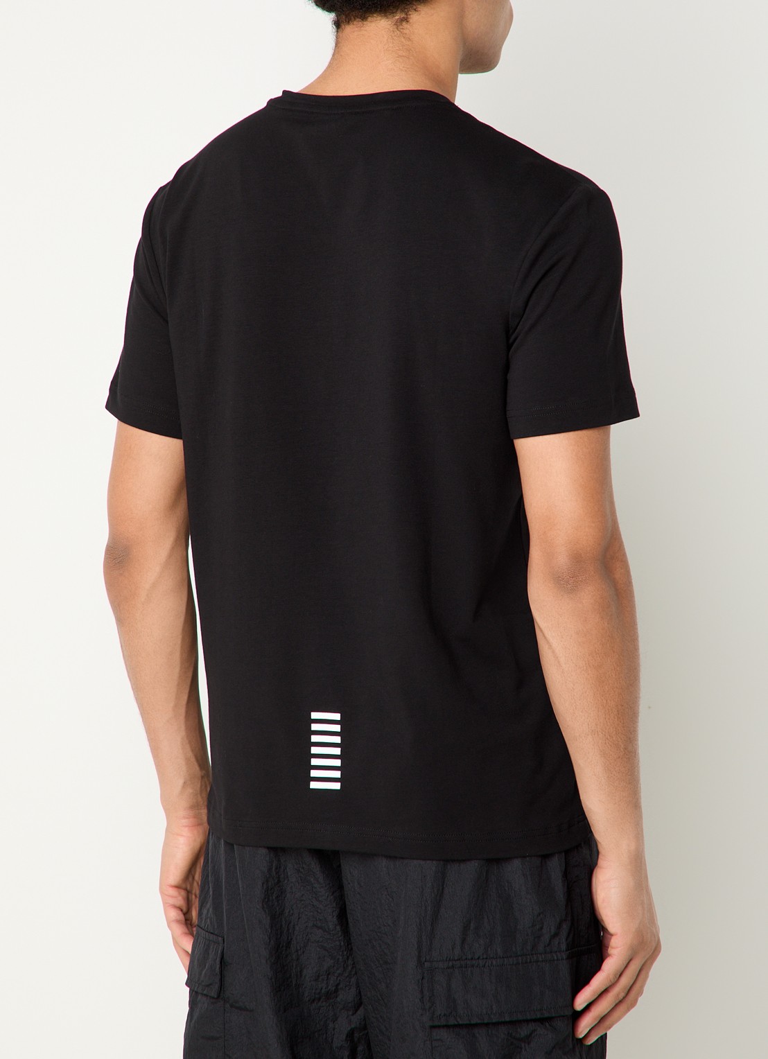 Armani T-shirt met logo - achterkant 3 zwart
