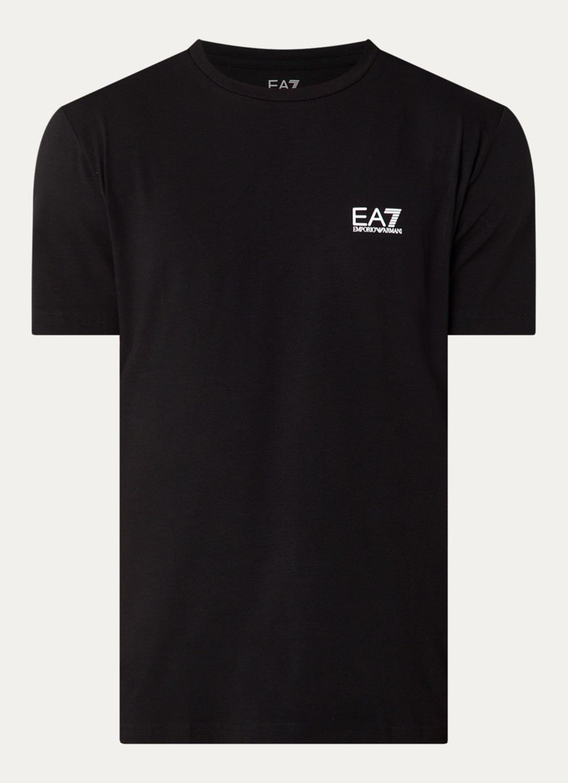 Armani T-shirt met logo - voorkant zwart
