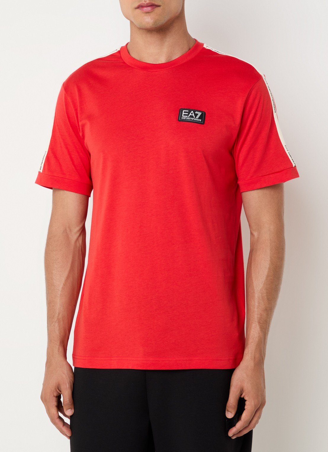 Armani T-shirt met logo - detail 2 rood