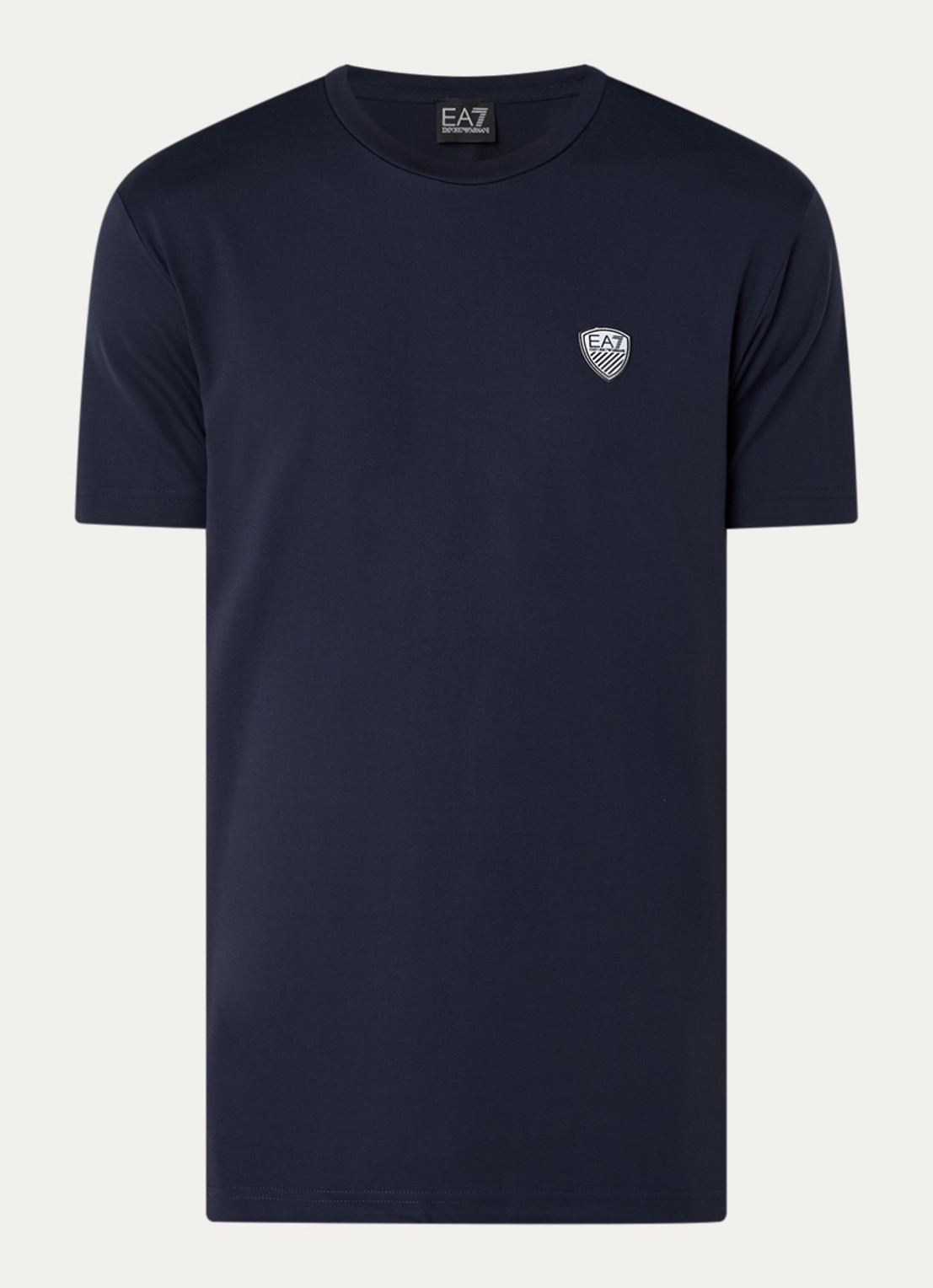 Armani T-shirt met logo  - voorkant 3 indigo
