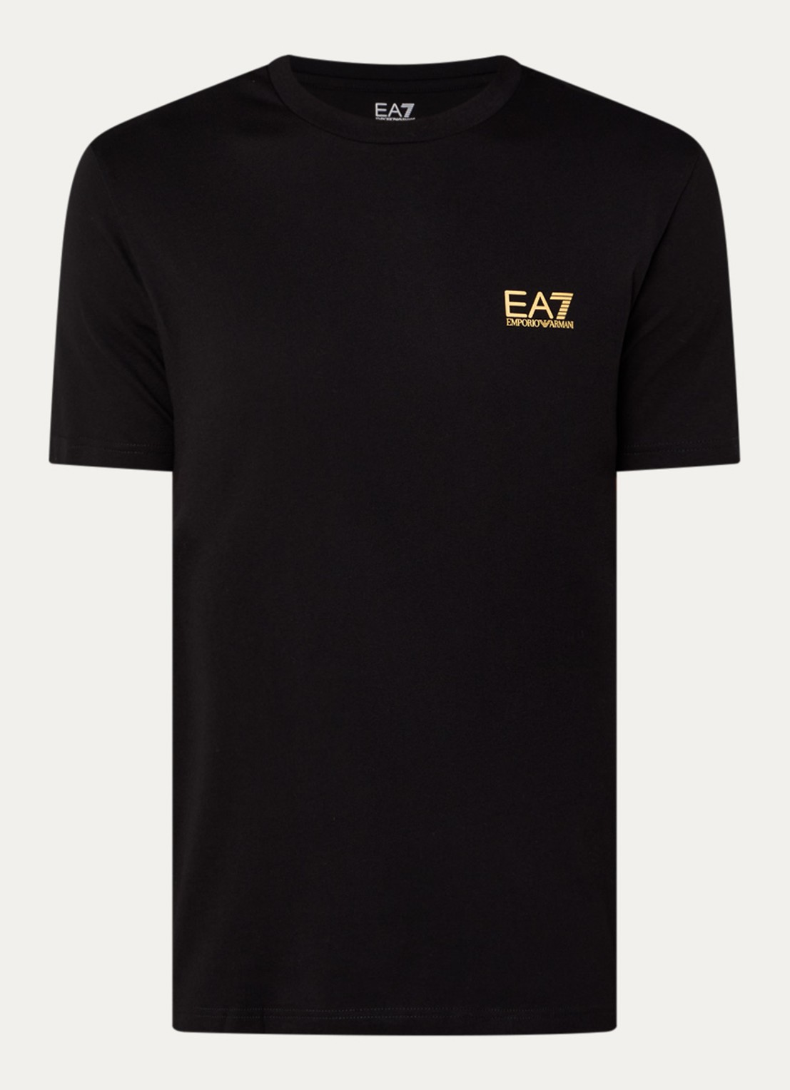 Armani T-shirt met logo - voorkant zwart