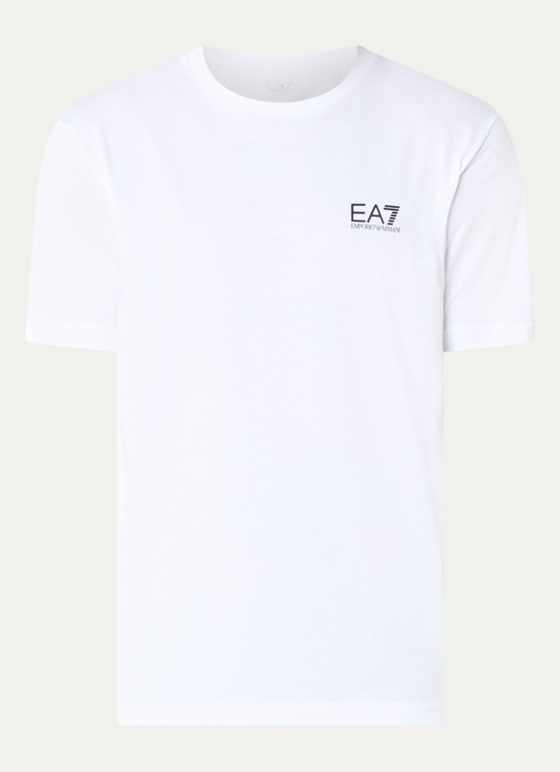 Armani T-shirt met logo - voorkant 2 wit
