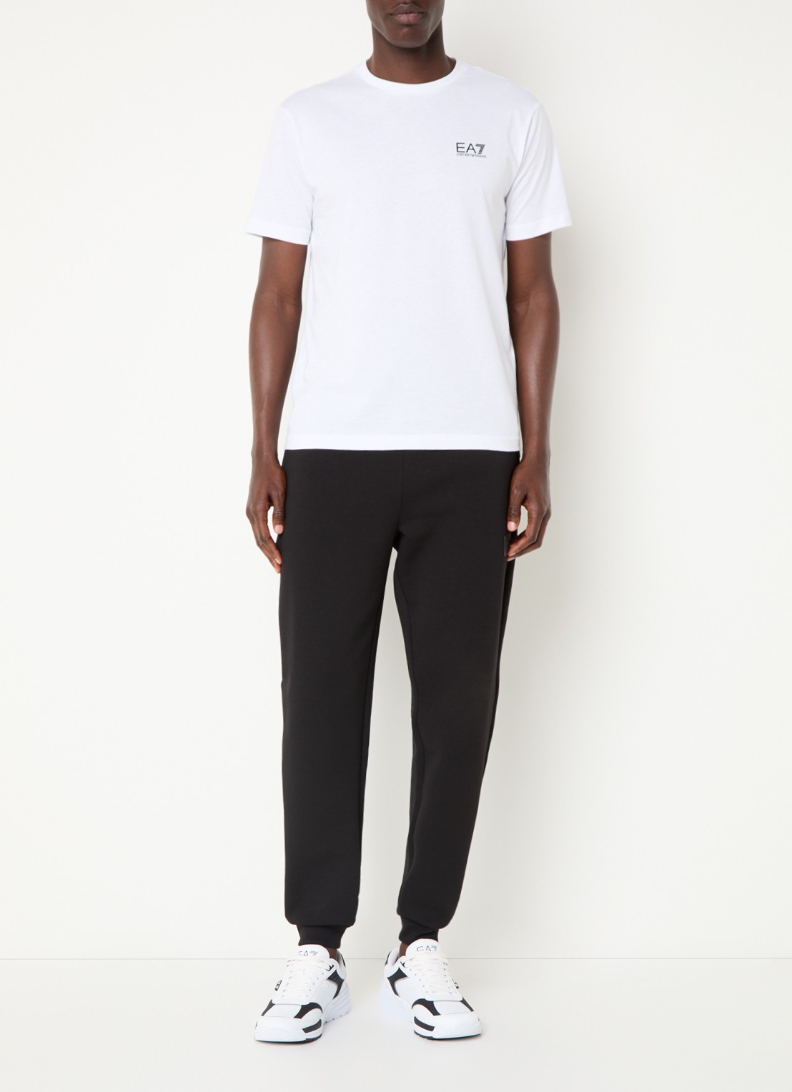 Armani T-shirt met logo - voorkant 3 wit