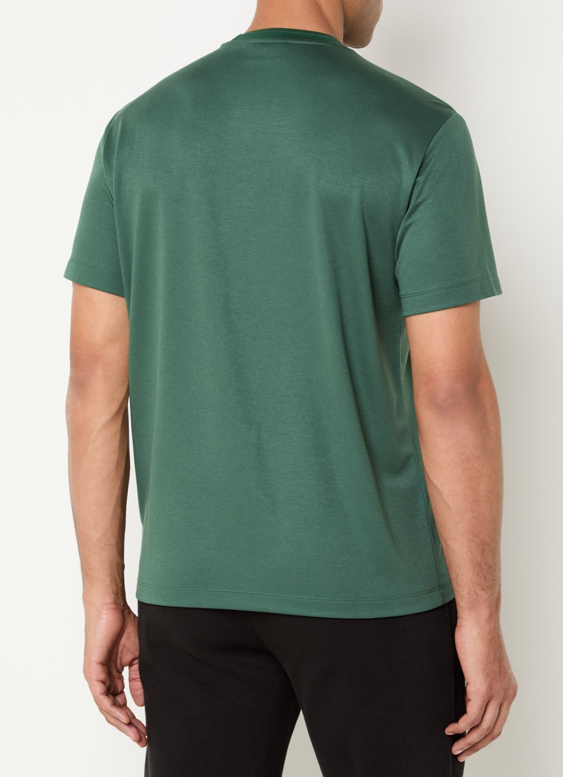Armani T-shirt met logo - achterkant 3 legergroen