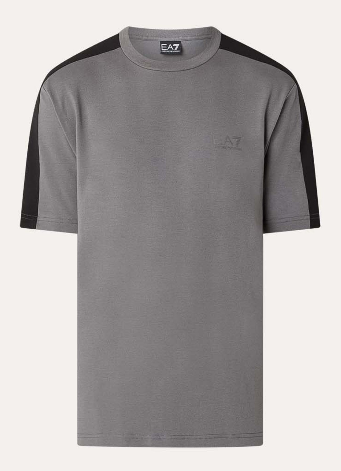 Armani T-shirt met logo - voorkant grijs