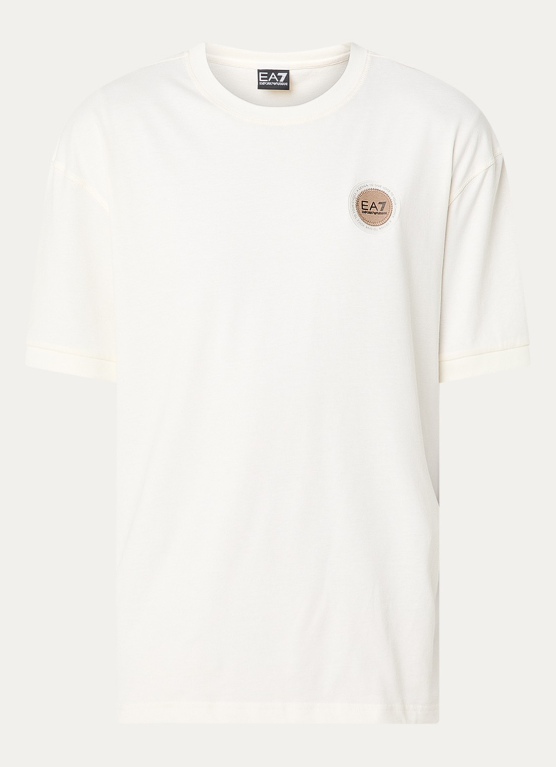 Armani T-shirt met logo - voorkant 2 wit
