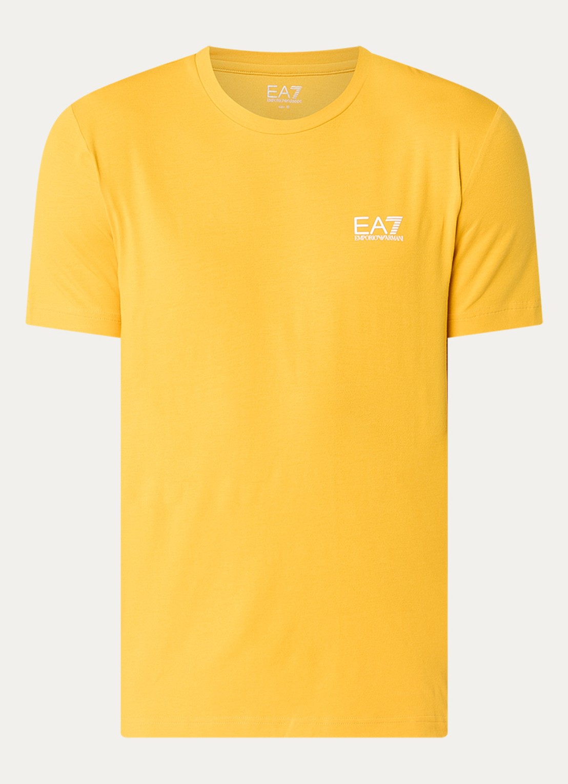 Armani T-shirt met logo - voorkant 2 geel