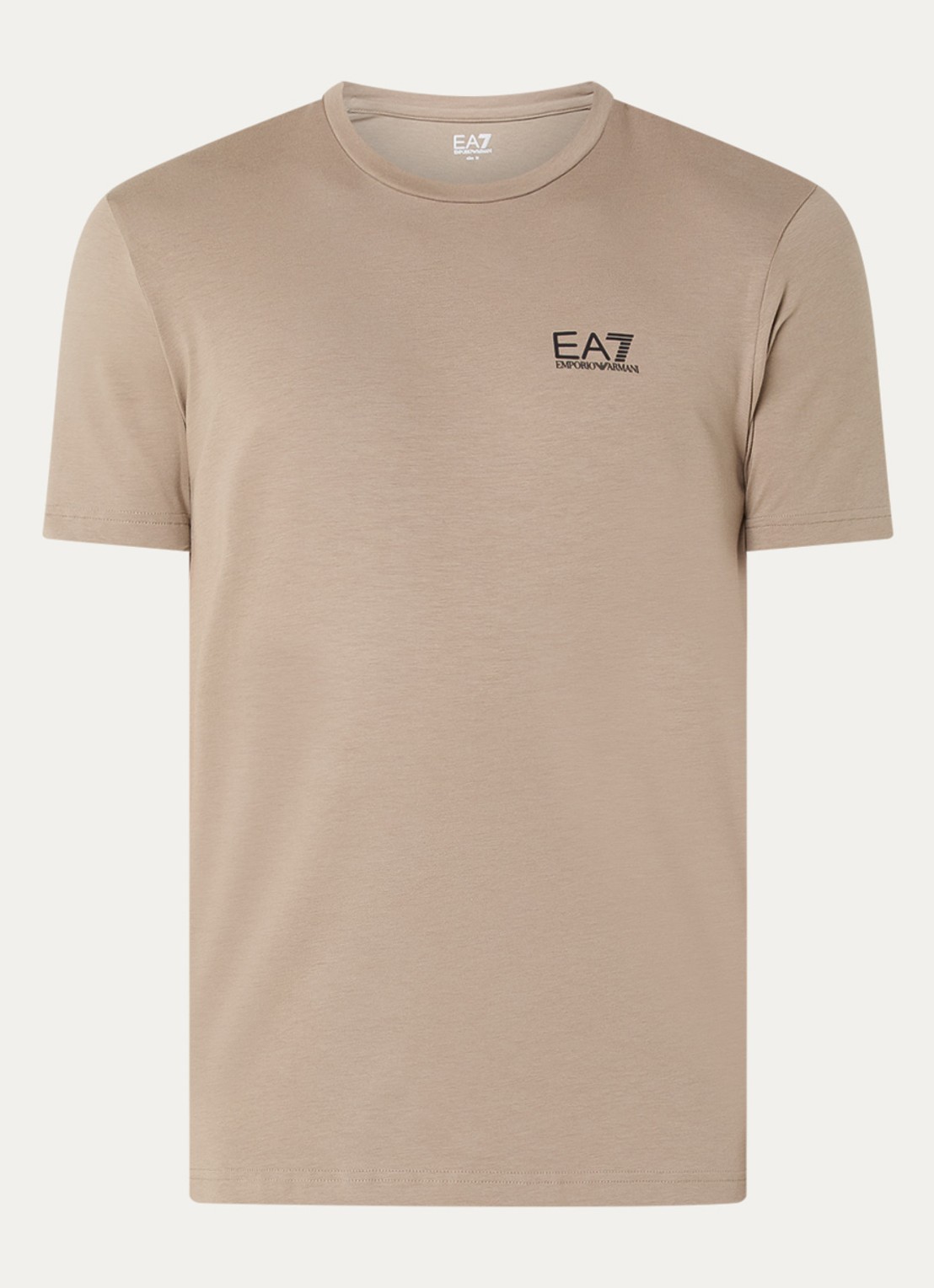 Armani T-shirt met logo - voorkant 3 taupe