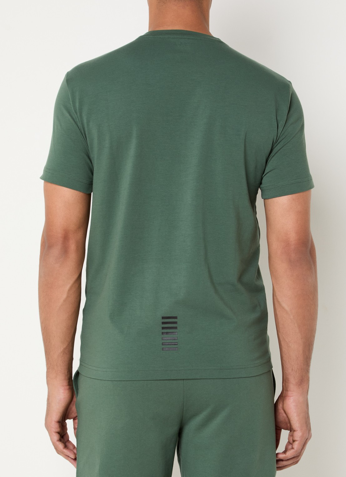 Armani T-shirt met logo - achterkant 4 groen