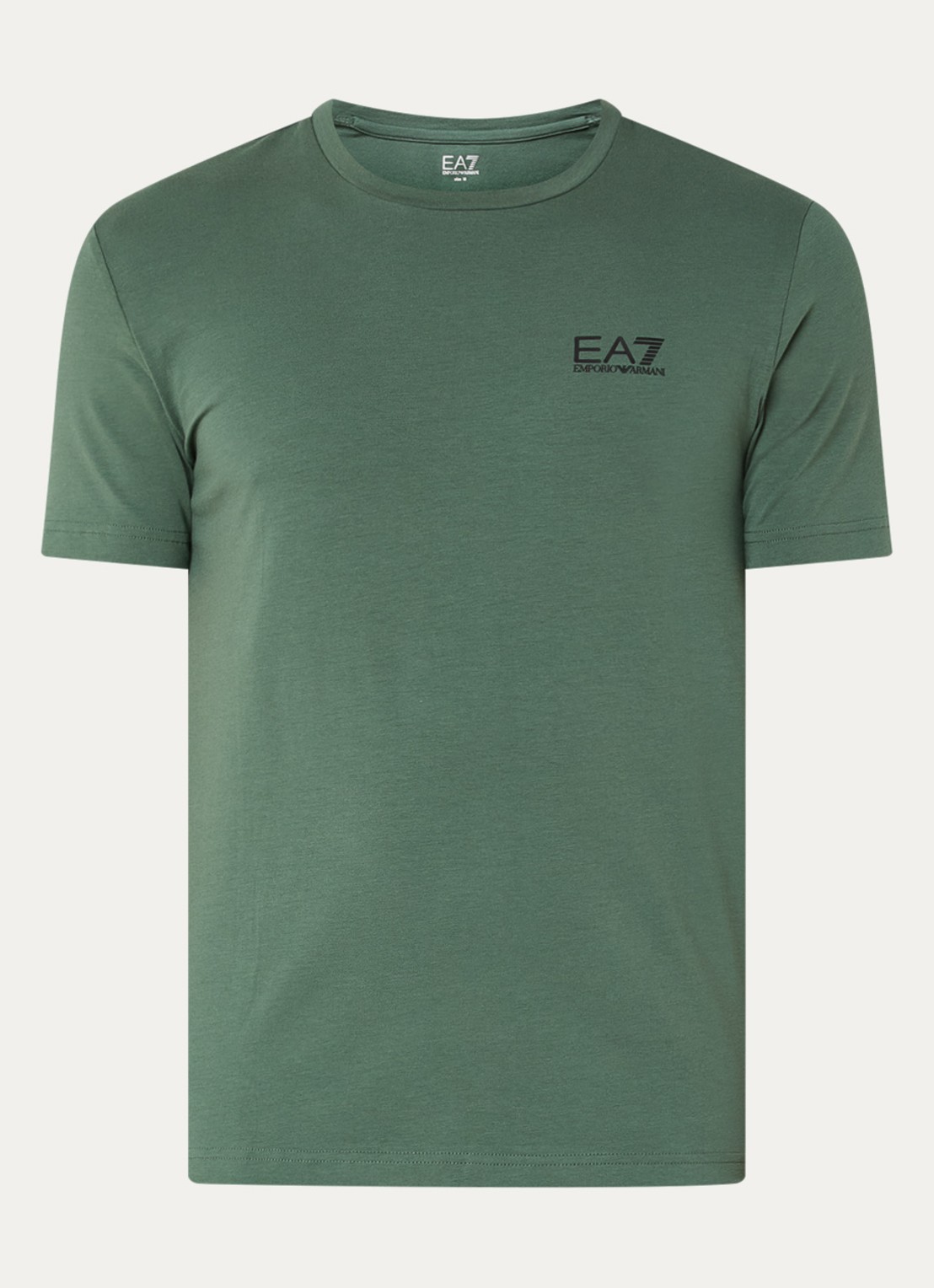 Armani T-shirt met logo - voorkant 2 groen