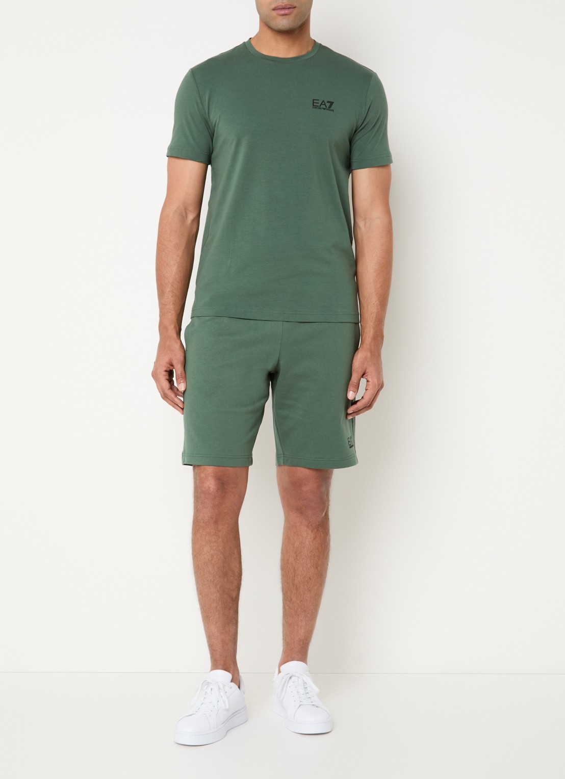 Armani T-shirt met logo - voorkant 3 groen