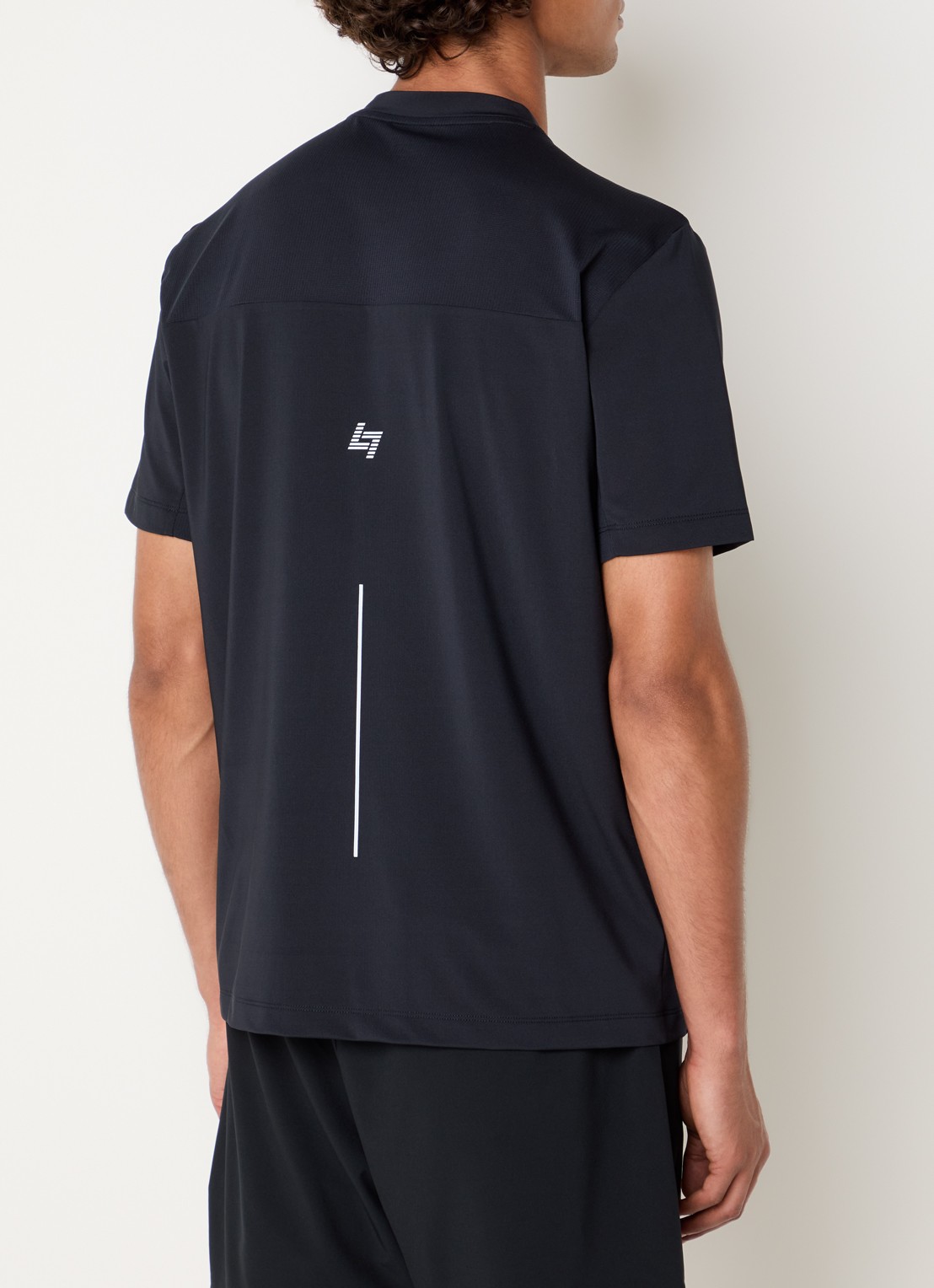 Armani T-shirt met logo - achterkant 3 donkerblauw