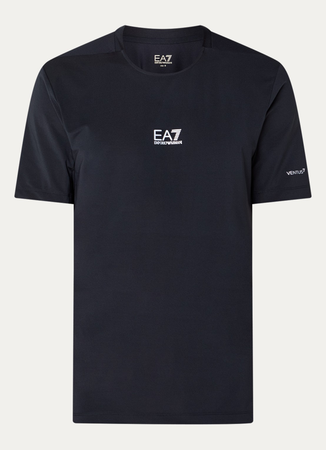 Armani T-shirt met logo - voorkant donkerblauw