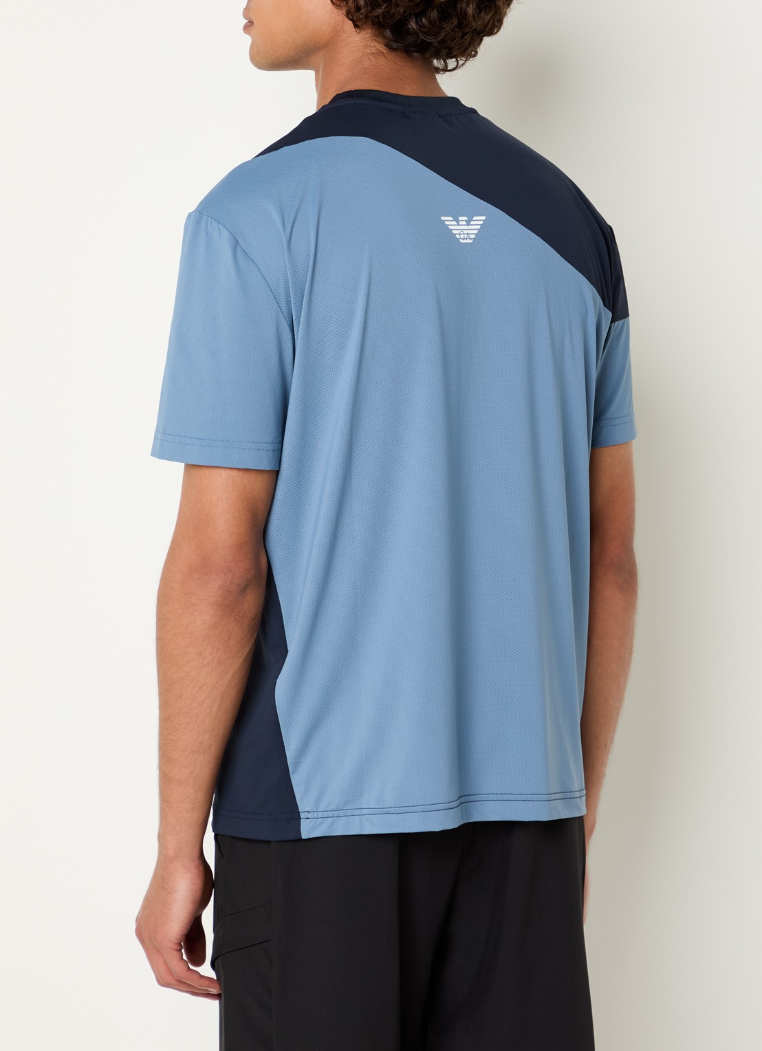 Armani T-shirt met logo - achterkant 4 donkerblauw