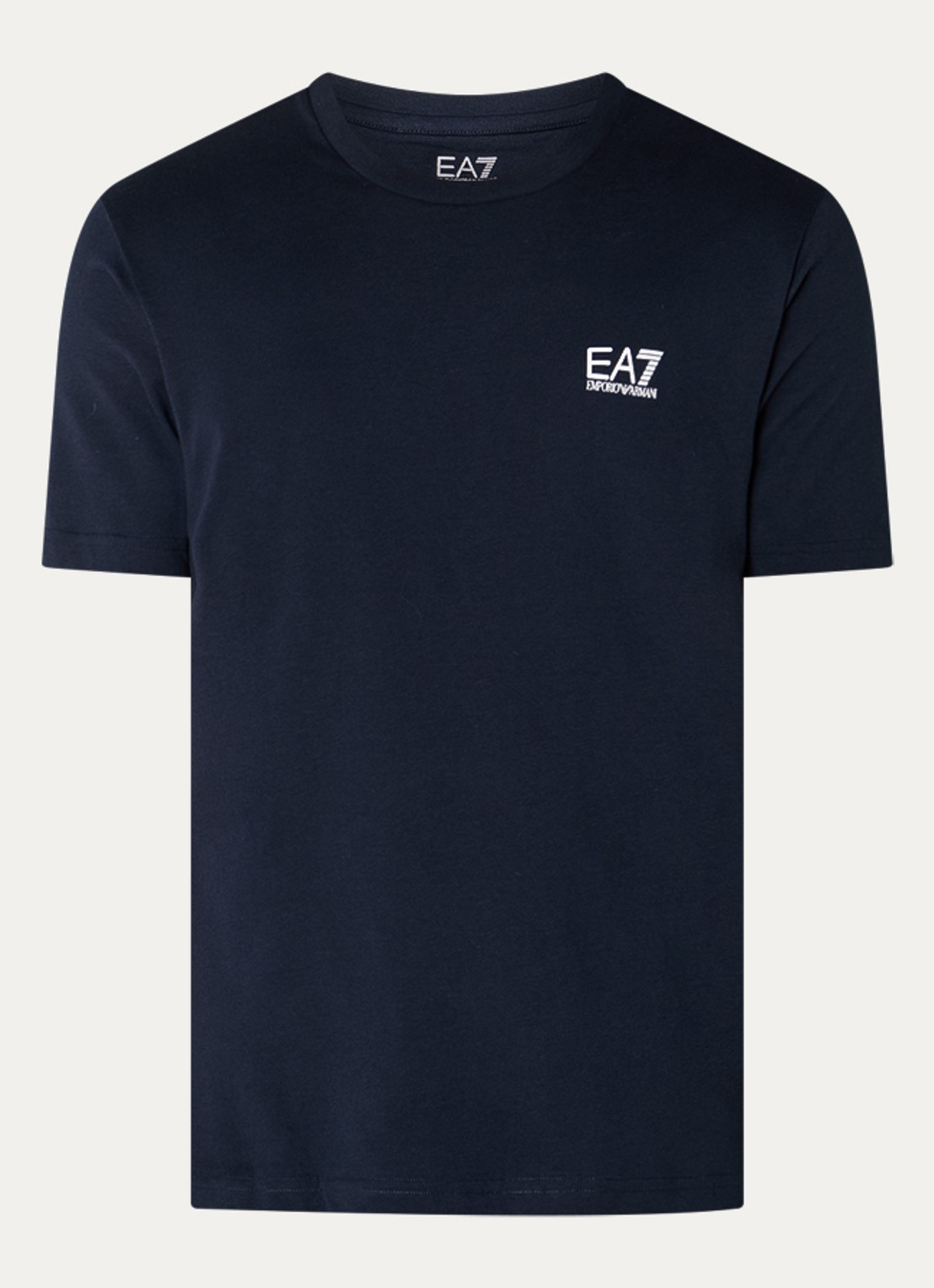 Armani T-shirt met logo - voorkant donkerblauw
