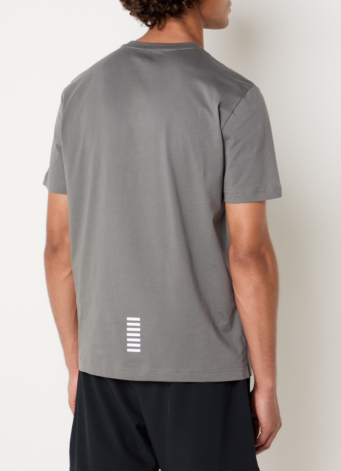 Armani T-shirt met logo - achterkant 4 donkergrijs
