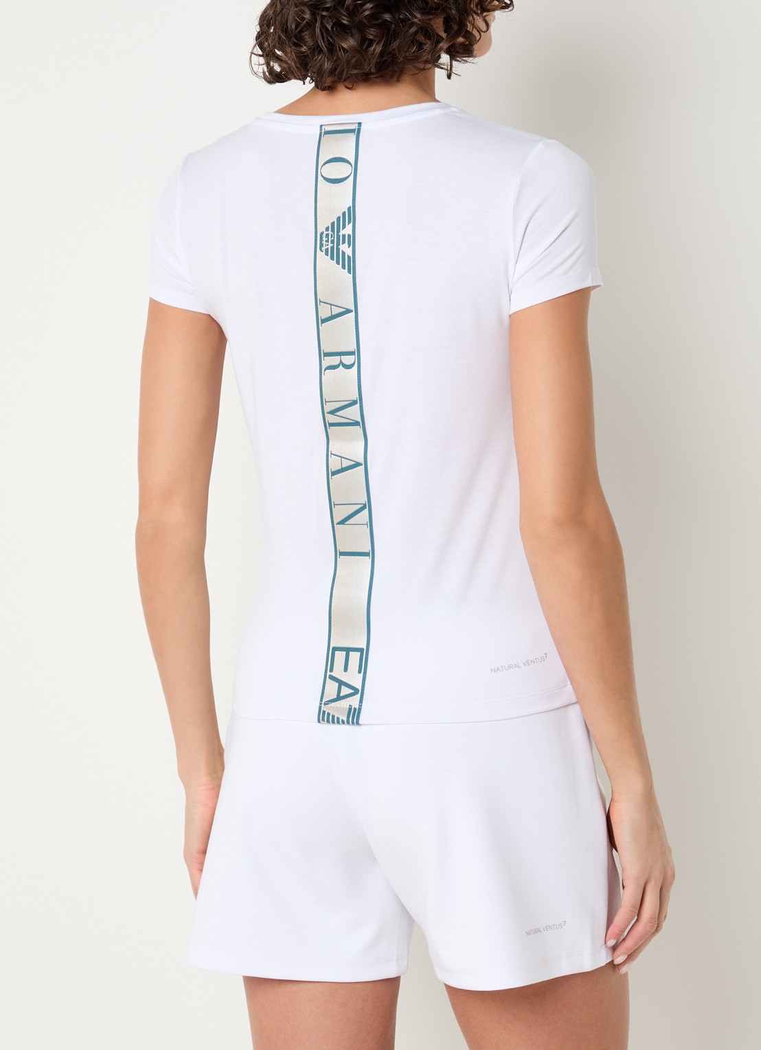 Armani T-shirt met logo - achterkant 4 wit