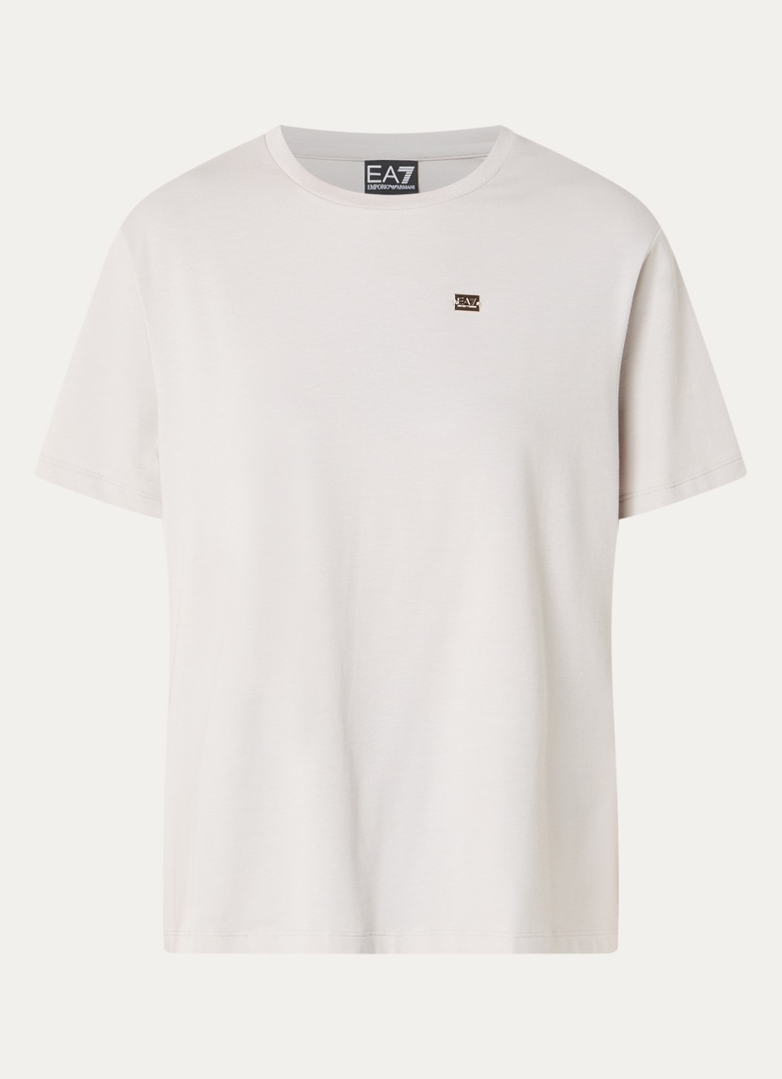 Armani T-shirt met logo - voorkant 2 beige