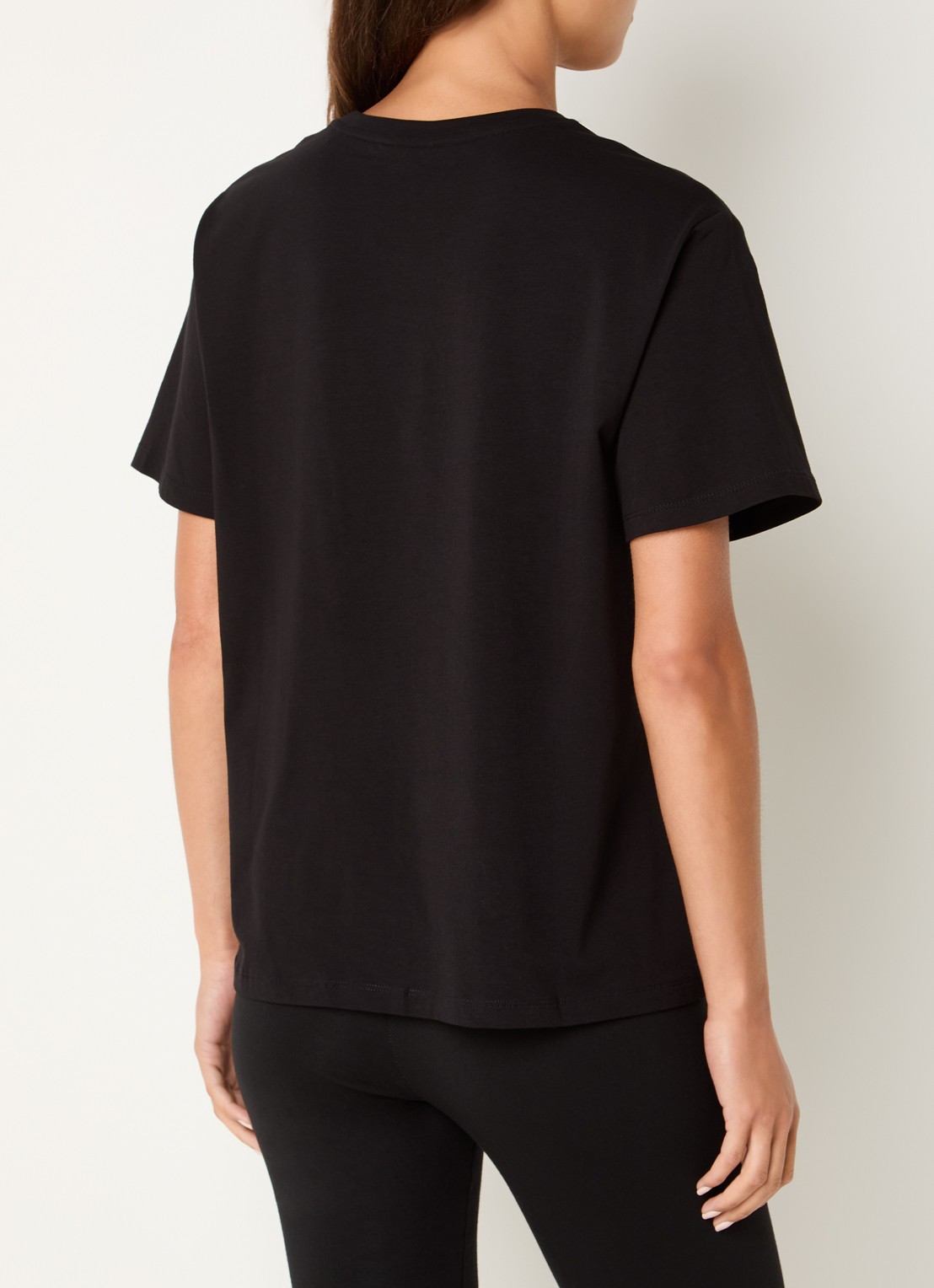 Armani T-shirt met logo - achterkant 4 zwart
