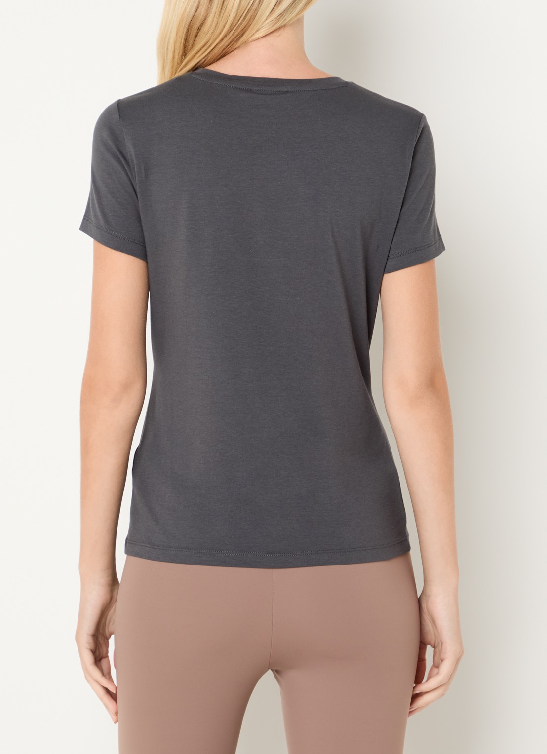 Armani T-shirt met logo - achterkant 3 antraciet