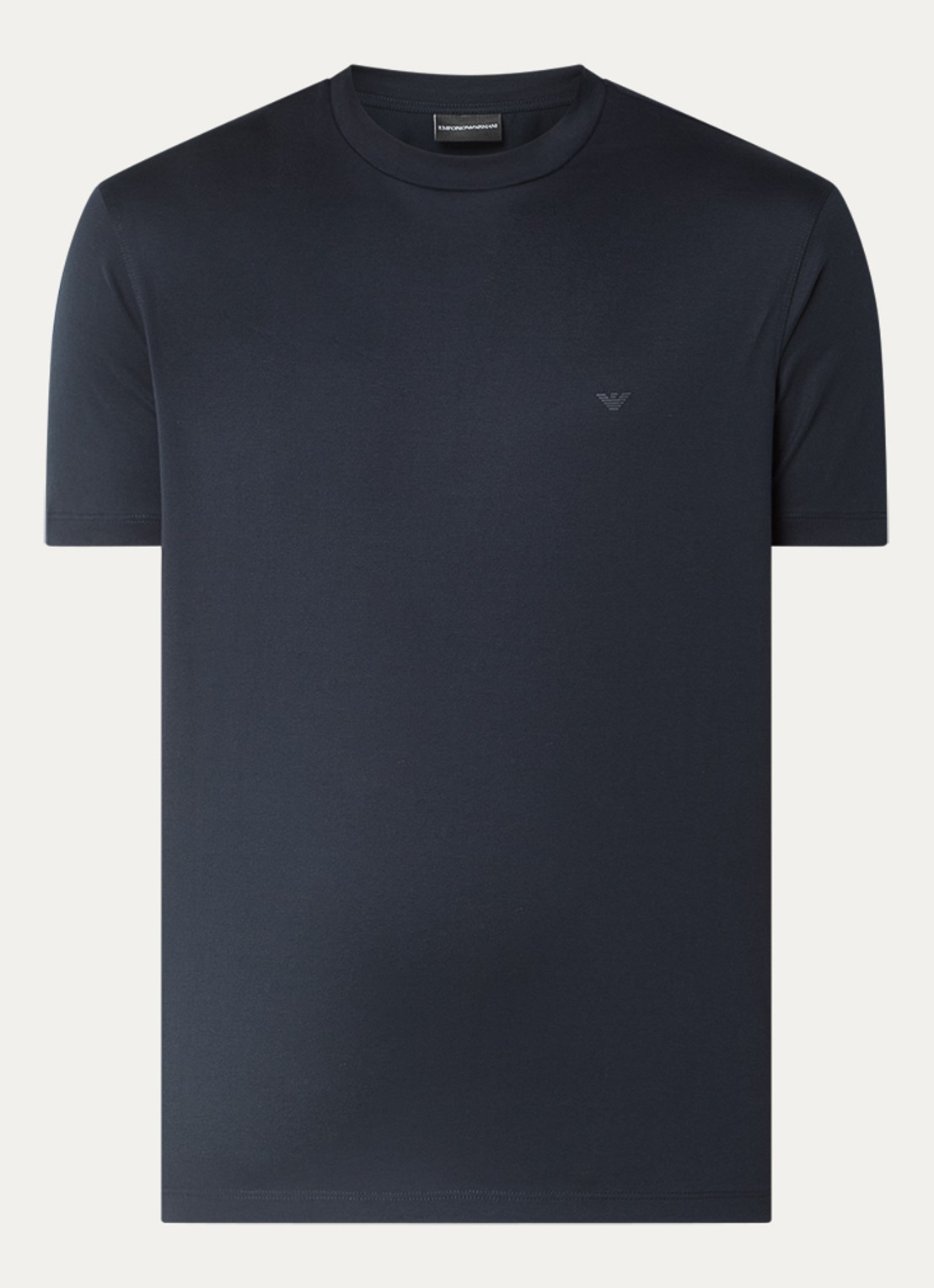 Armani T-shirt met logo - voorkant 2 donkerblauw