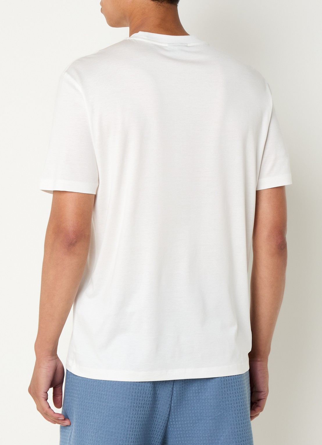 Armani T-shirt met logo - achterkant 4 gebroken wit