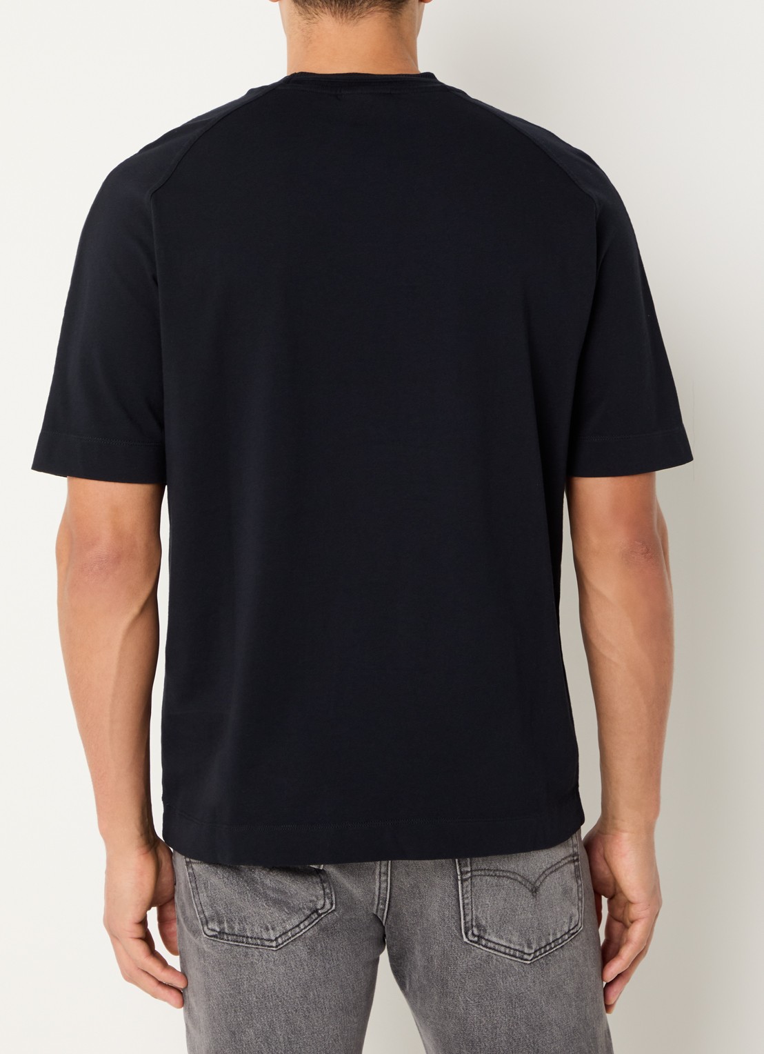 Armani T-shirt met logo - achterkant 4 donkerblauw