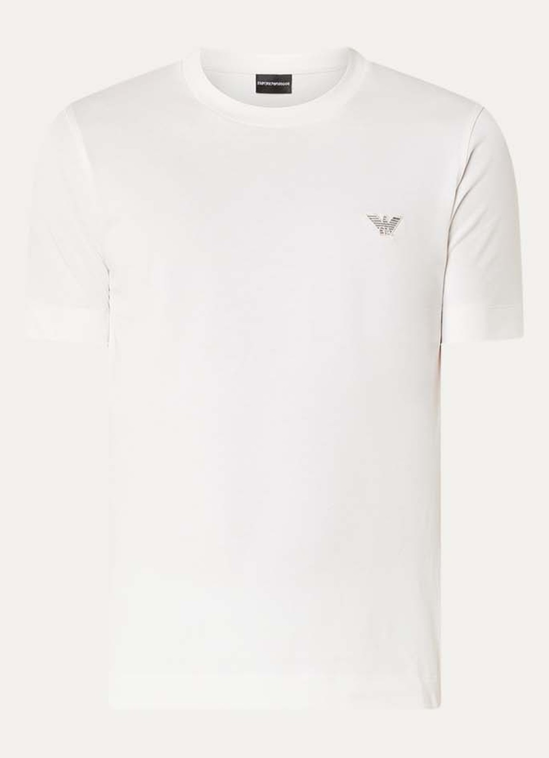 Armani T-shirt met logo - voorkant 2 wit