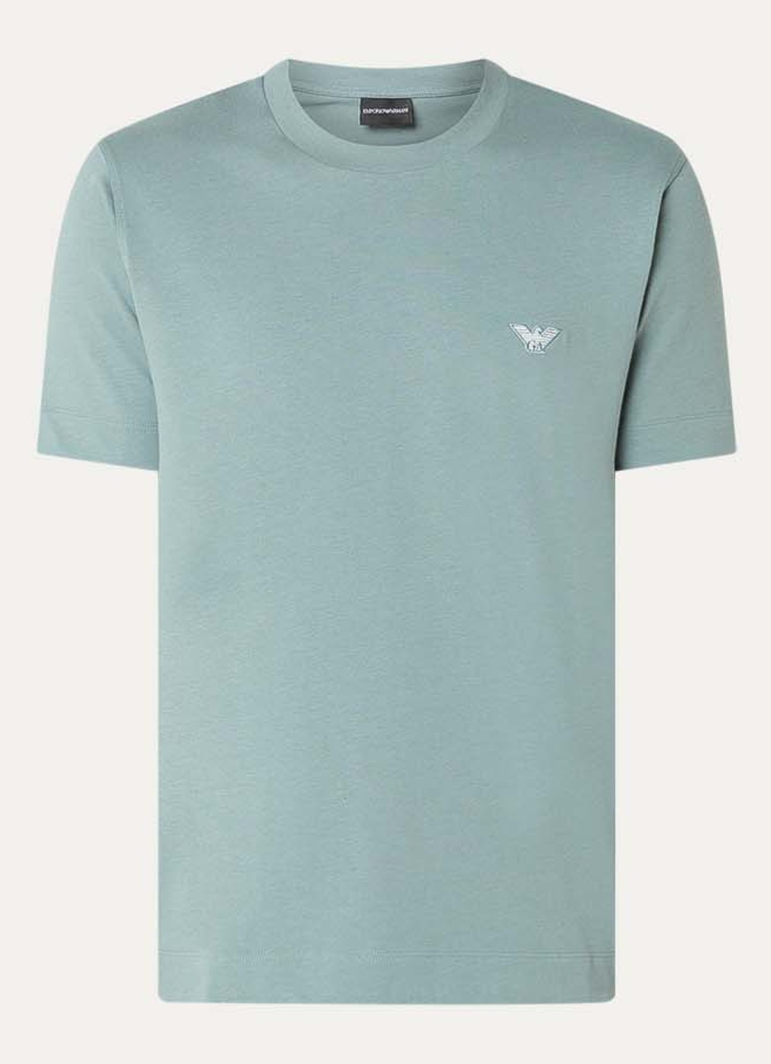 Armani T-shirt met logo - voorkant 2 mint